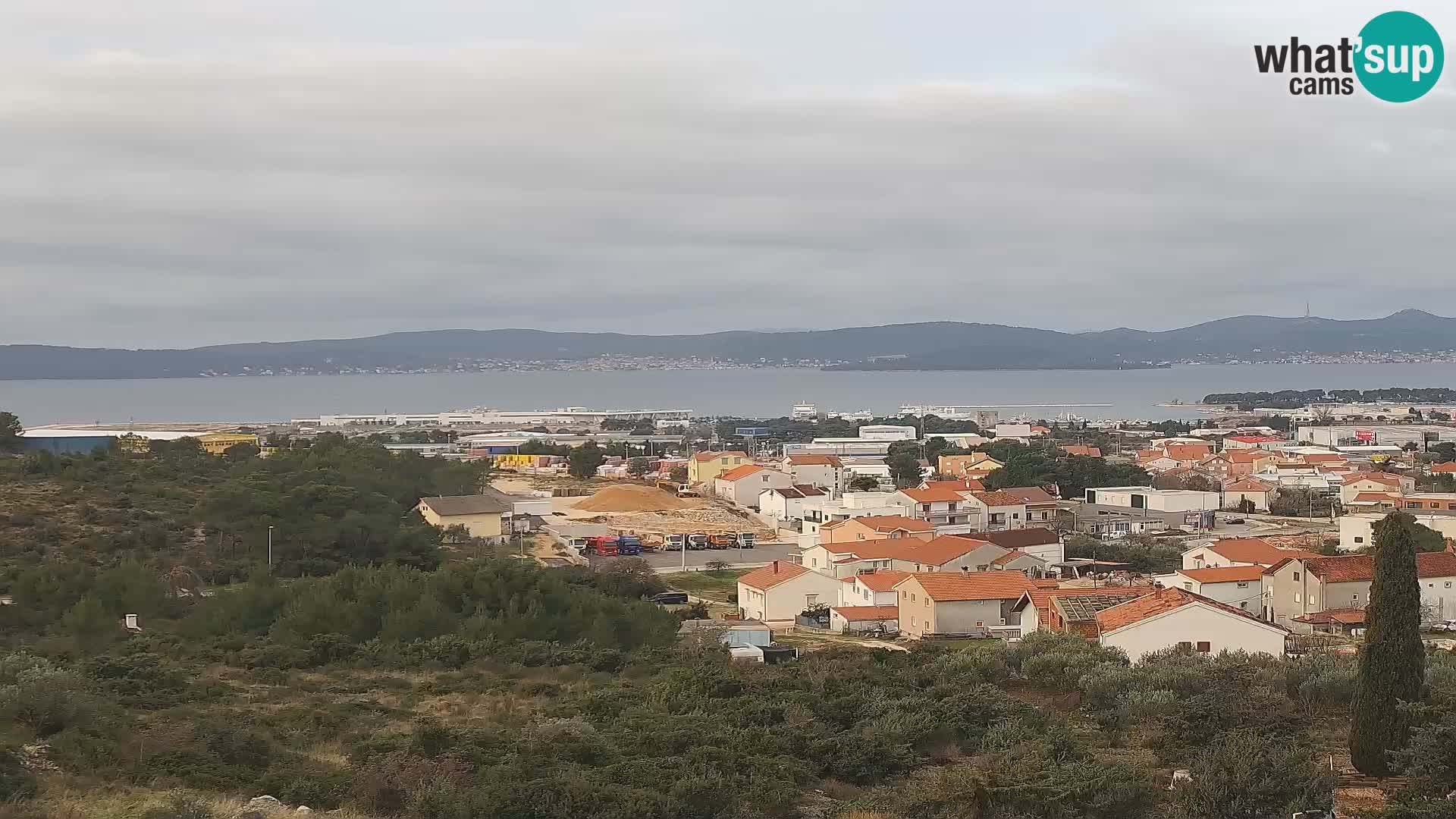 Zadar Port Gazenica Webcam Panorama, Zadar, Croatie