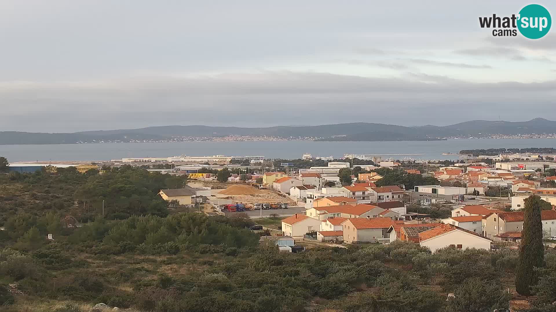 Zadar Pristanišče Gazenica s panoramsko spletno kamero, Zadar, Hrvaška