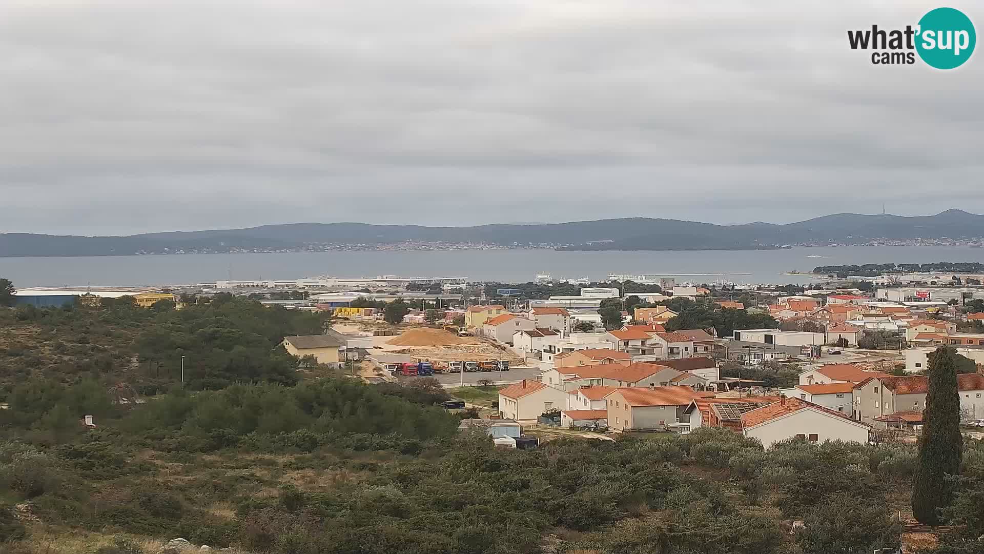 Panorama de la Webcam del Puerto Gazenica de Zadar, Zadar, Croacia