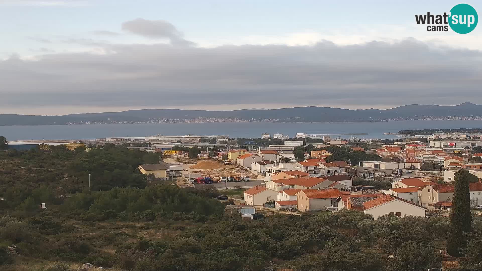 Zadar Pristanišče Gazenica s panoramsko spletno kamero, Zadar, Hrvaška