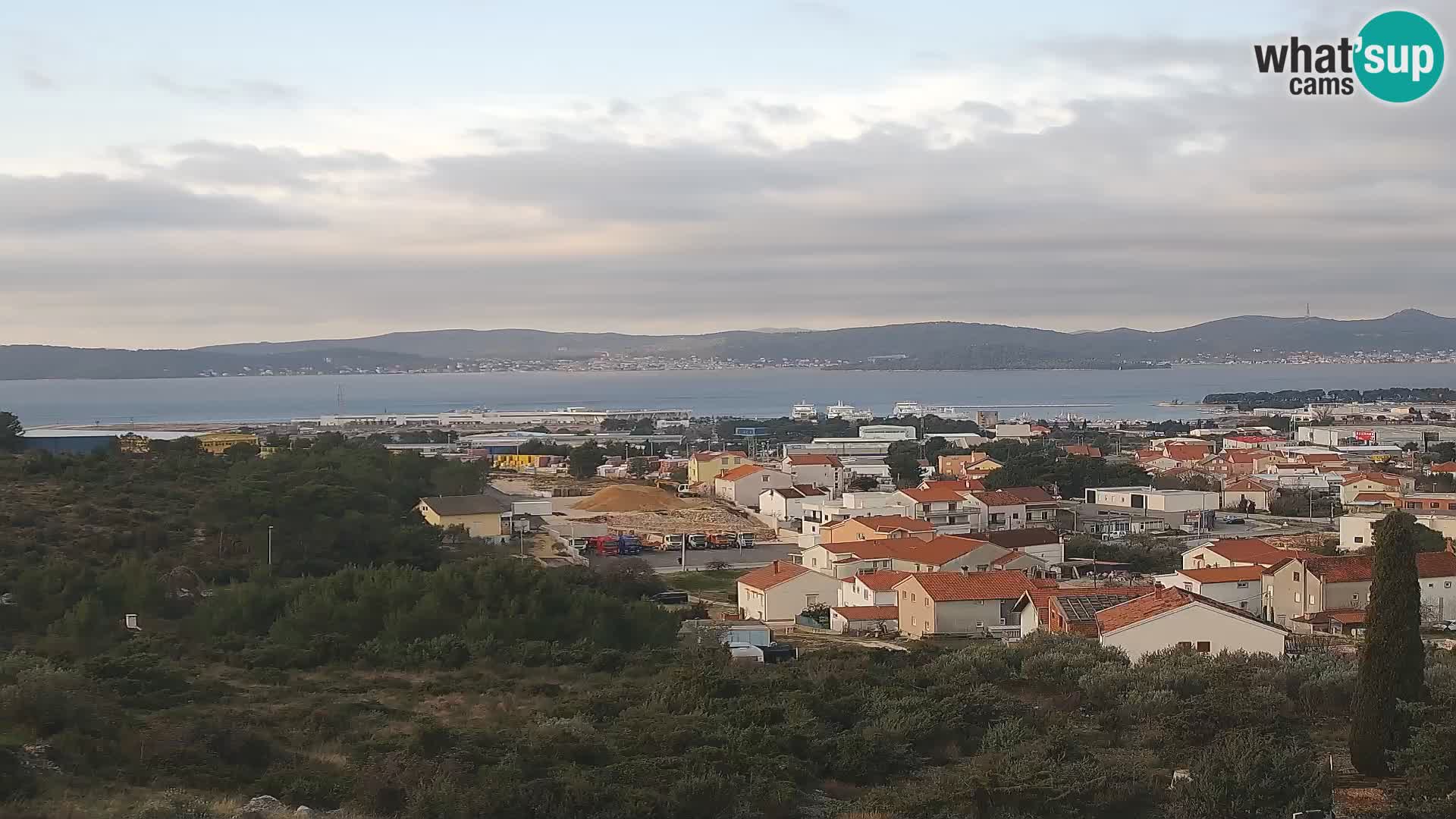 Panorama de la Webcam del Puerto Gazenica de Zadar, Zadar, Croacia