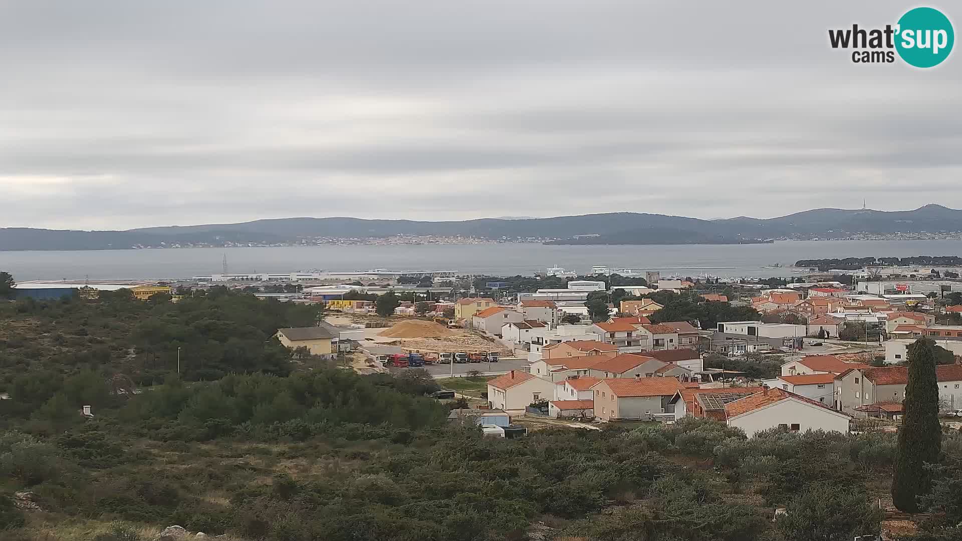 Panorama de la Webcam del Puerto Gazenica de Zadar, Zadar, Croacia