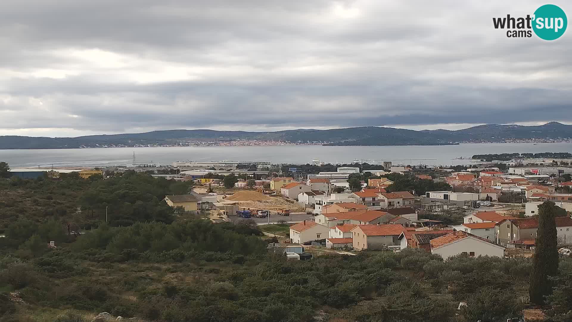 Zadar Pristanišče Gazenica s panoramsko spletno kamero, Zadar, Hrvaška