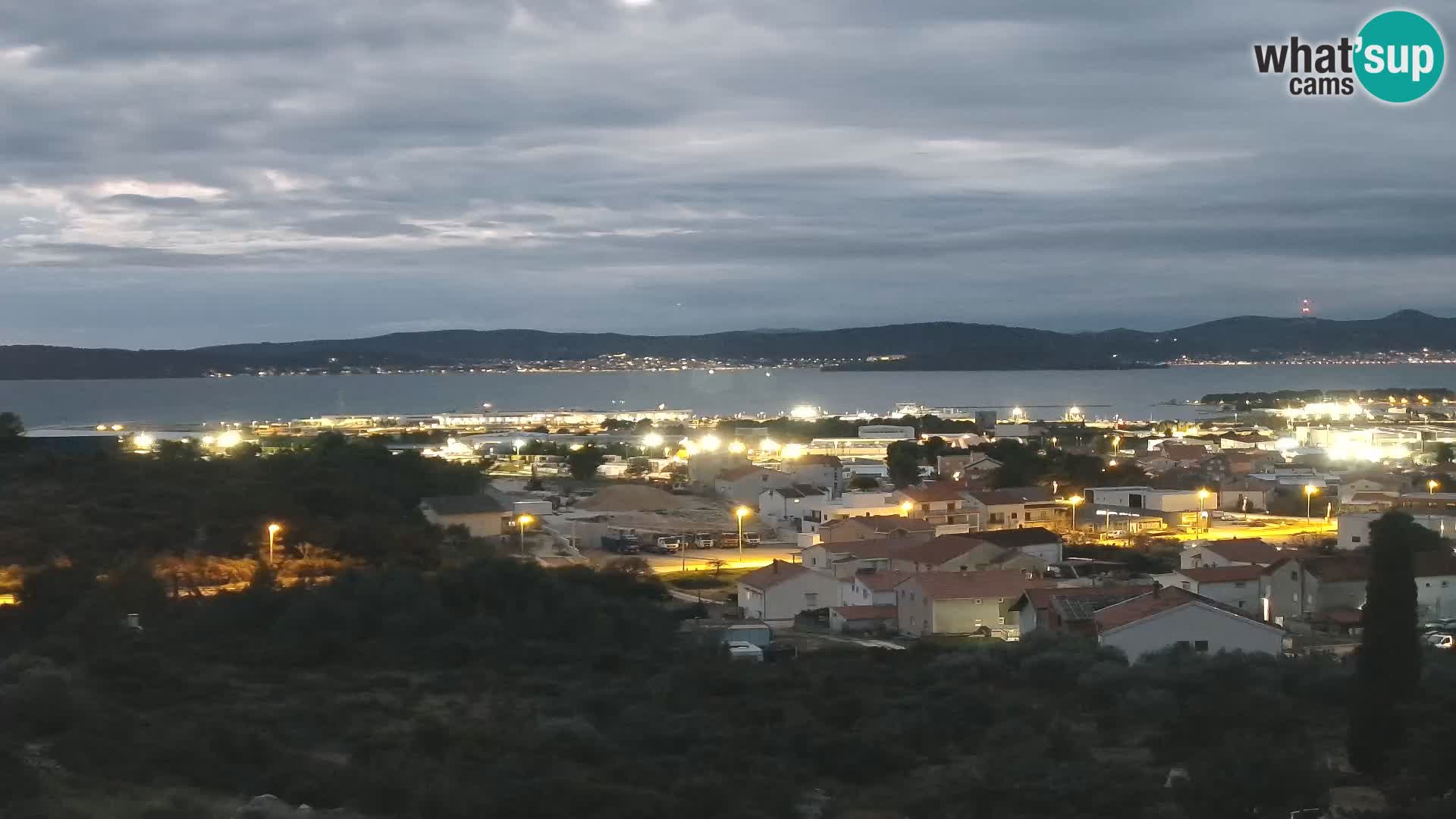 Zadar Pristanišče Gazenica s panoramsko spletno kamero, Zadar, Hrvaška