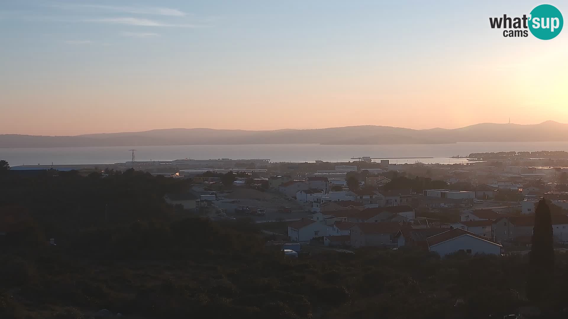 Zadar Pristanišče Gazenica s panoramsko spletno kamero, Zadar, Hrvaška