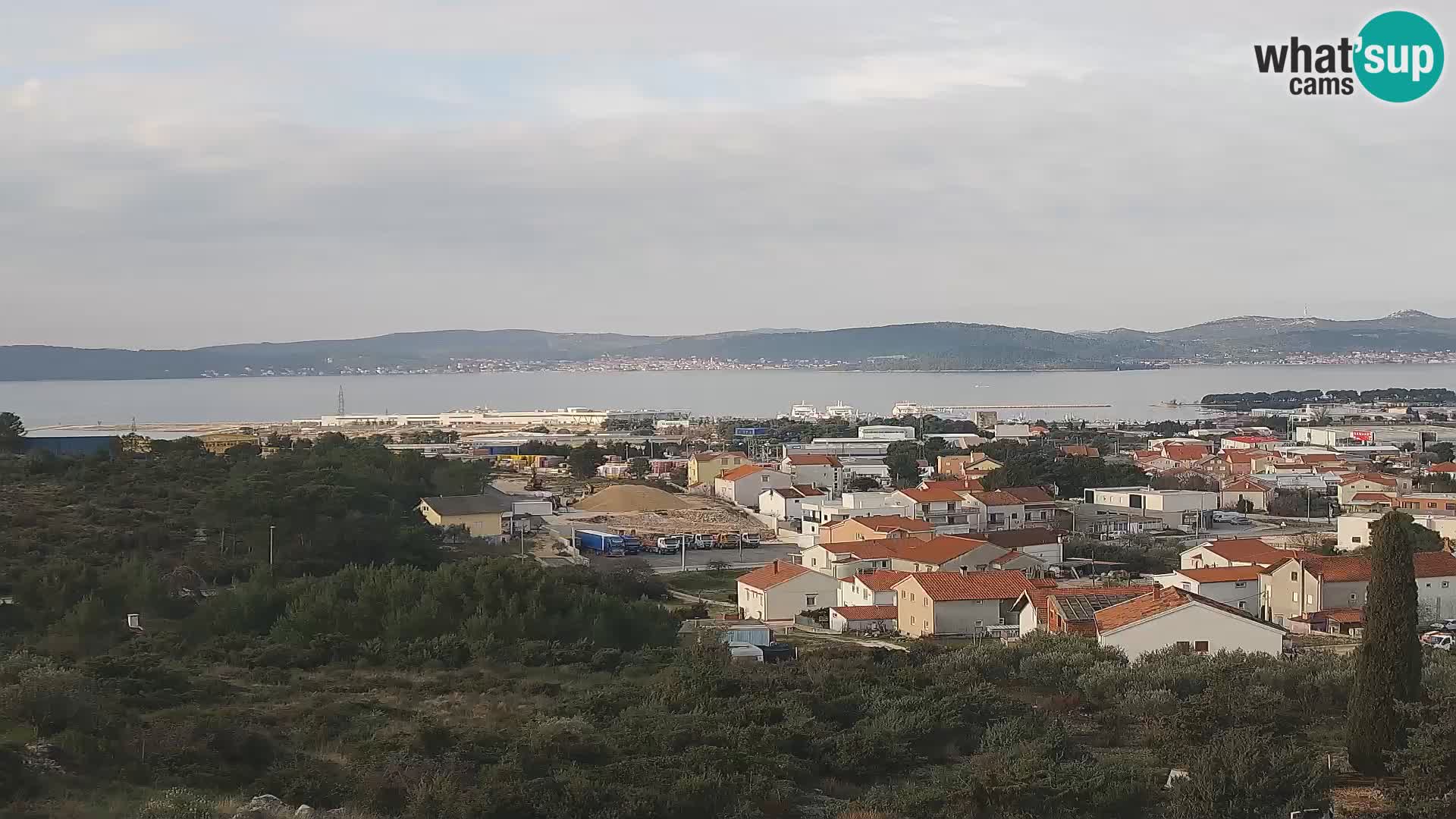 Zadar Port Gazenica Webcam Panorama, Zadar, Kroatien