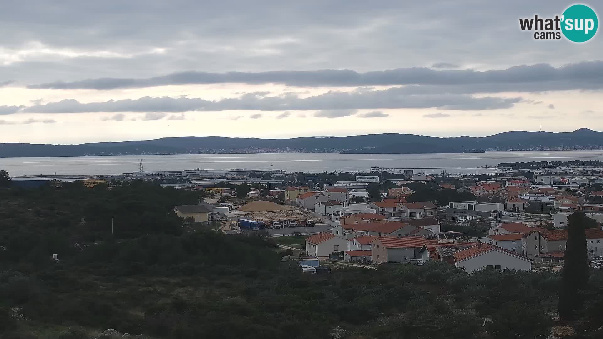 Zadar Port Gazenica Webcam Panorama, Zadar, Kroatien