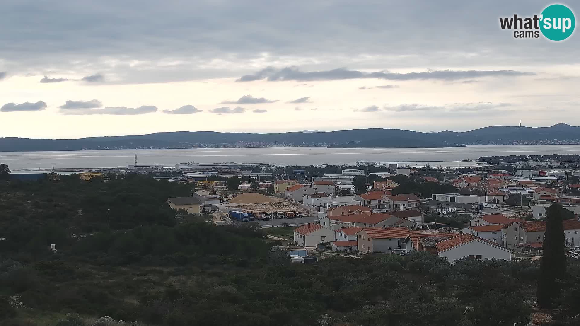 Zadar Pristanišče Gazenica s panoramsko spletno kamero, Zadar, Hrvaška