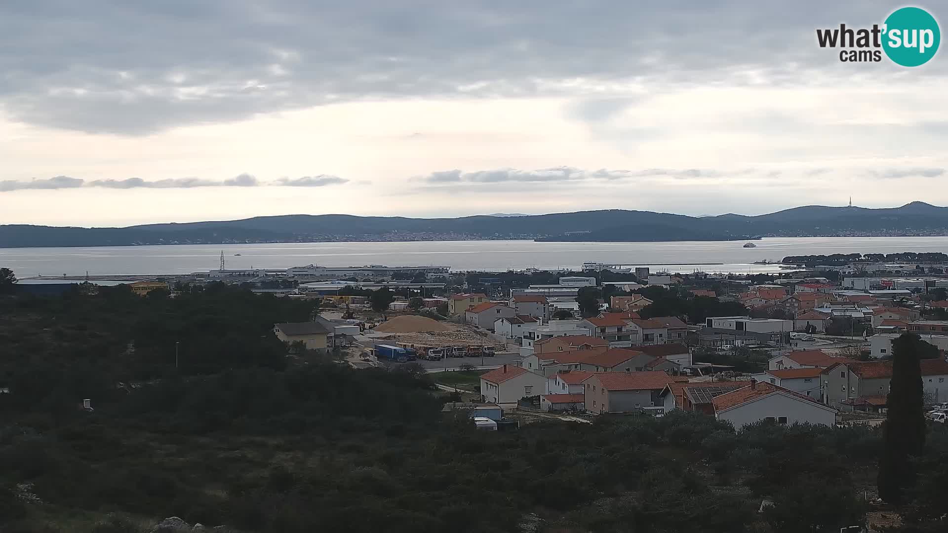 Panorama de la Webcam del Puerto Gazenica de Zadar, Zadar, Croacia