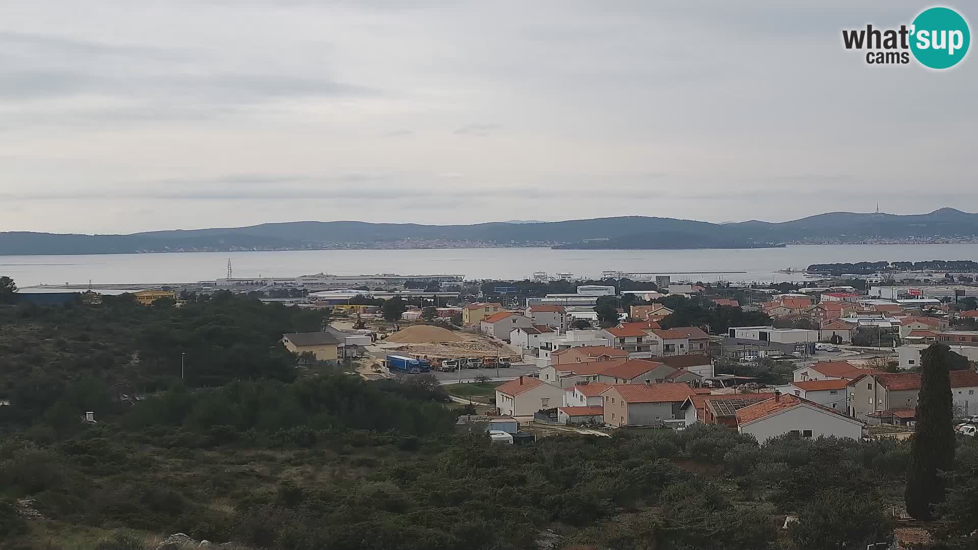 Panorama de la Webcam del Puerto Gazenica de Zadar, Zadar, Croacia