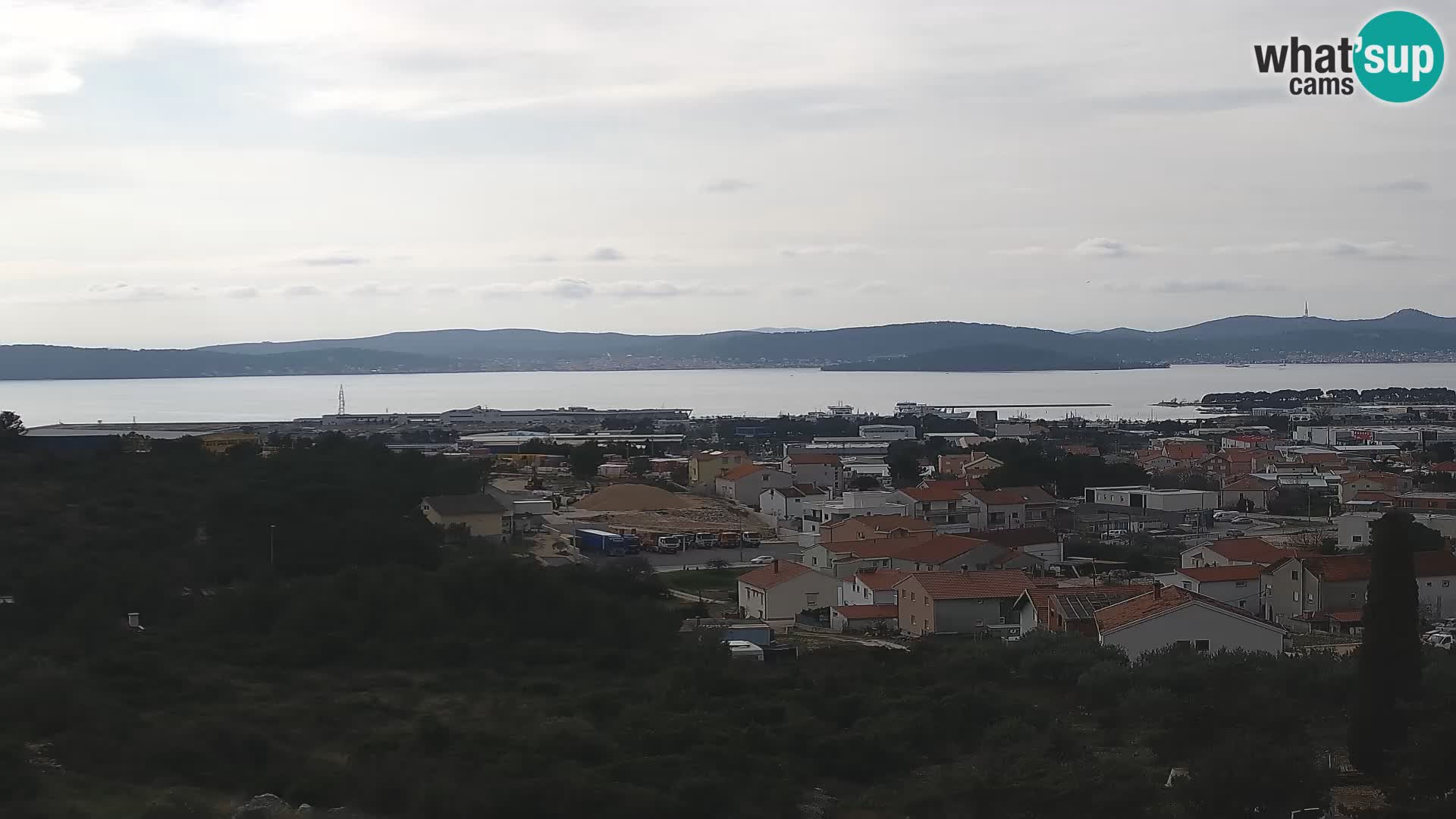 Zadar Port Gazenica Webcam Panorama, Zadar, Croatie