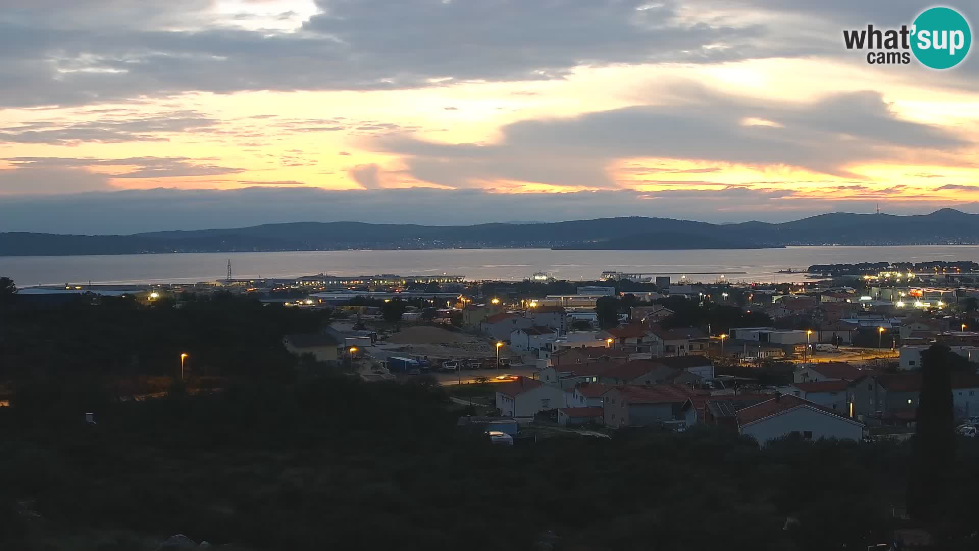 Zadar Port Gazenica Webcam Panorama, Zadar, Croatie