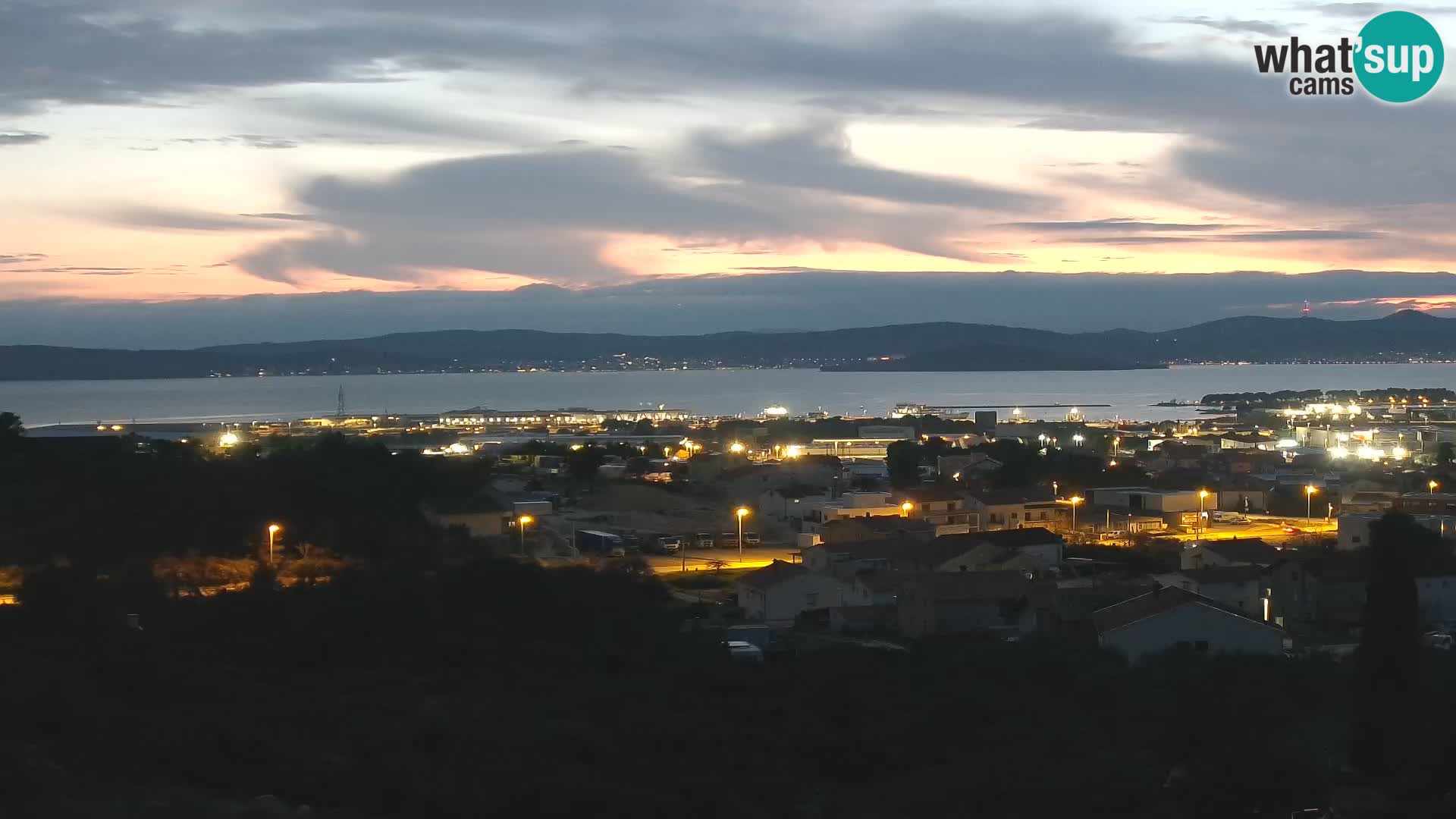 Panorama de la Webcam del Puerto Gazenica de Zadar, Zadar, Croacia