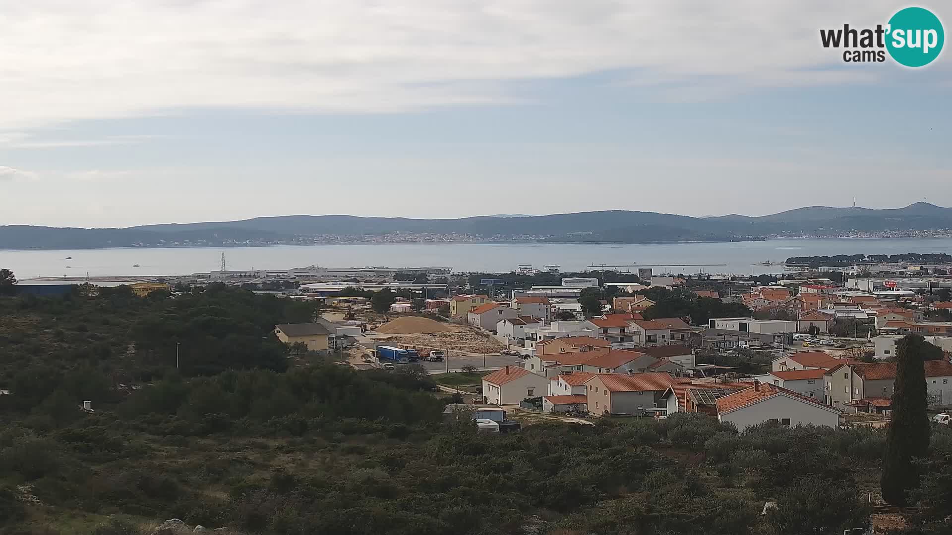 Zadar Port Gazenica Webcam Panorama, Zadar, Kroatien