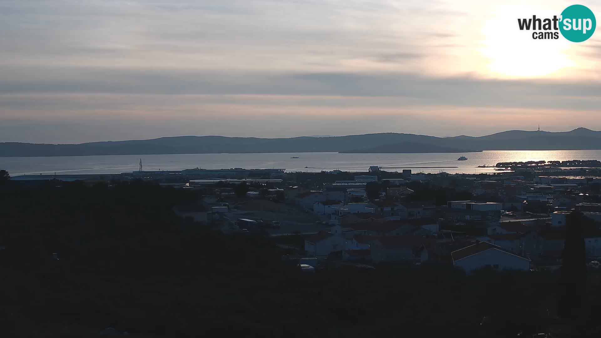 Zadar Pristanišče Gazenica s panoramsko spletno kamero, Zadar, Hrvaška