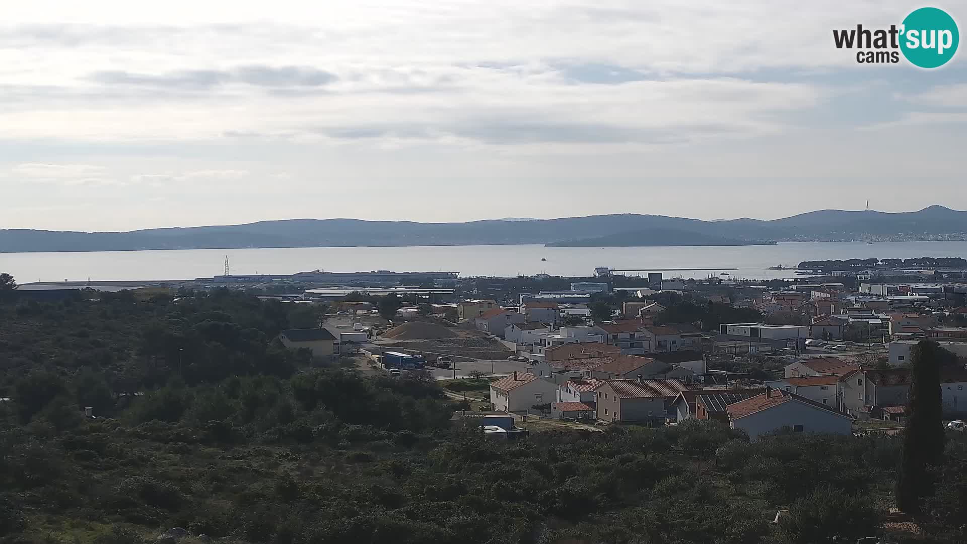 Zadar Port Gazenica Webcam Panorama, Zadar, Kroatien