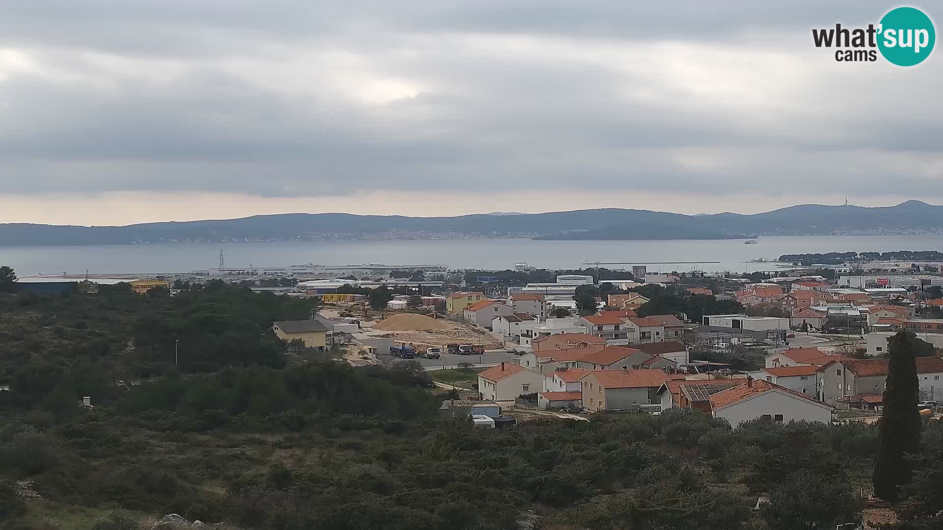 Zadar Port Gazenica Webcam Panorama, Zadar, Kroatien