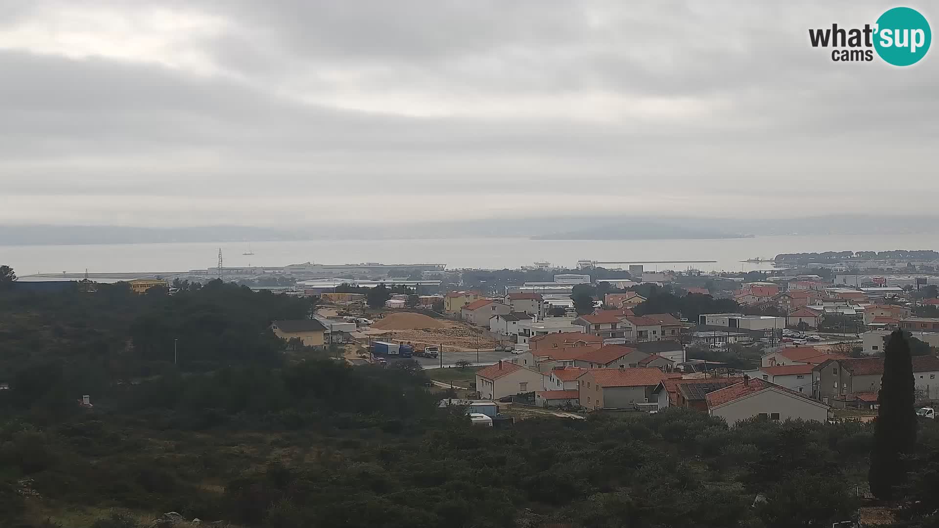 Zadar Port Gazenica Webcam Panorama, Zadar, Croatie