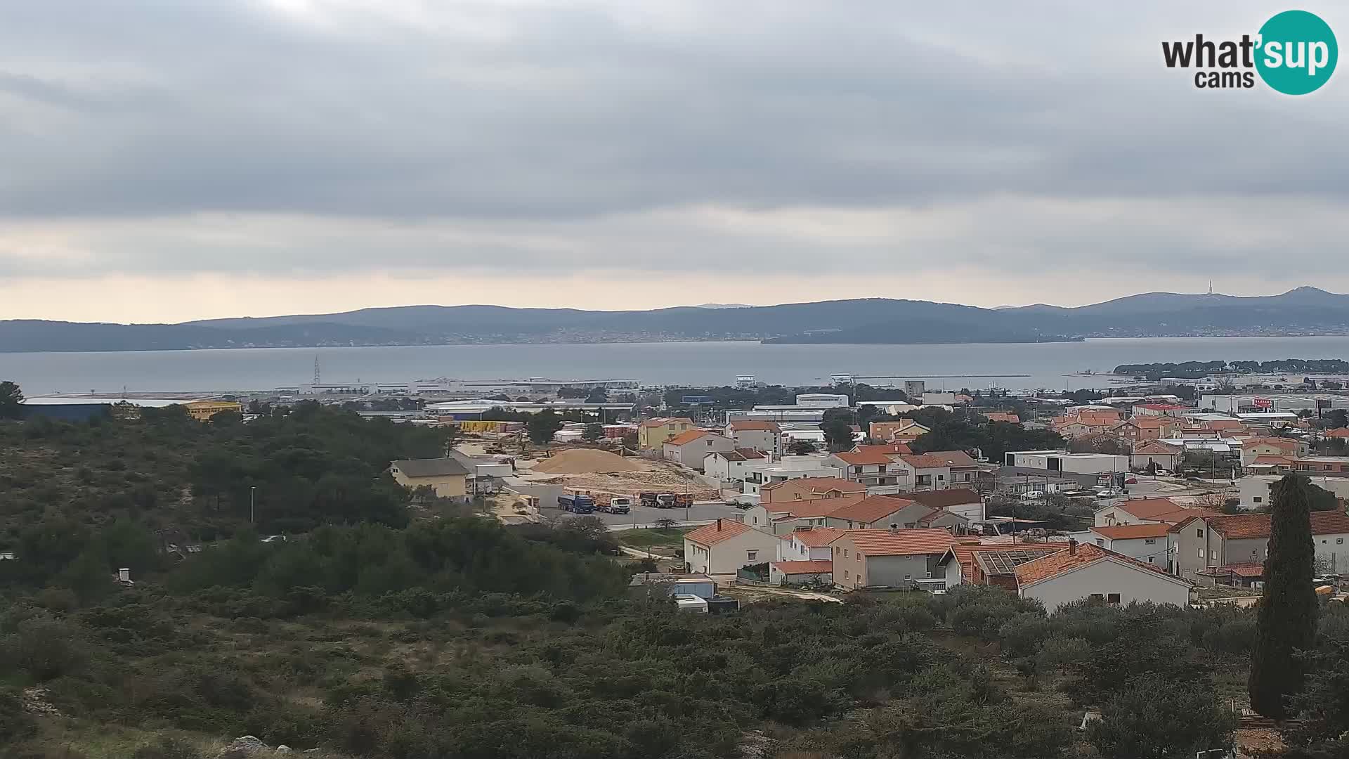 Zadar Pristanišče Gazenica s panoramsko spletno kamero, Zadar, Hrvaška