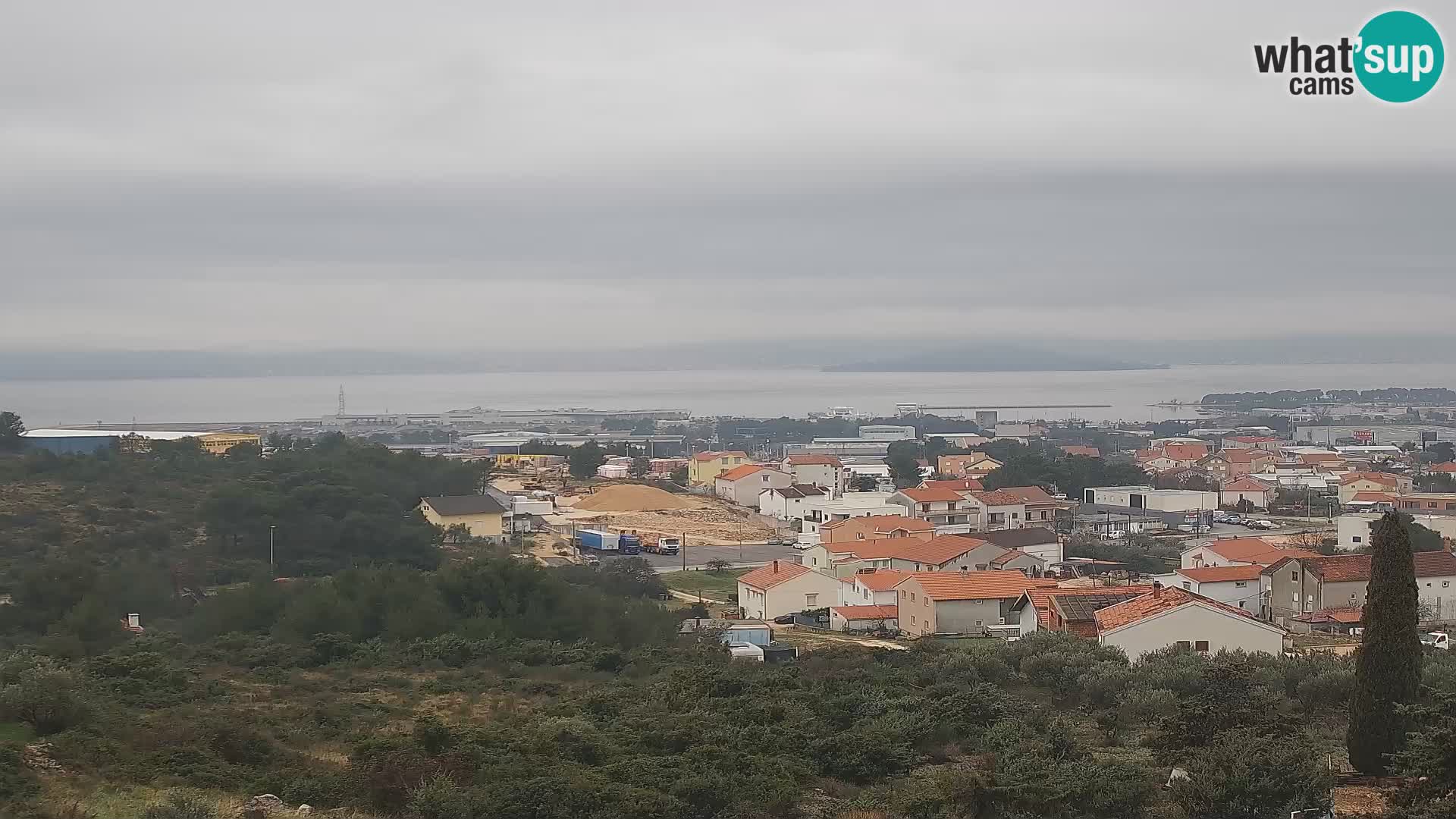 Zadar Port Gazenica Webcam Panorama, Zadar, Kroatien