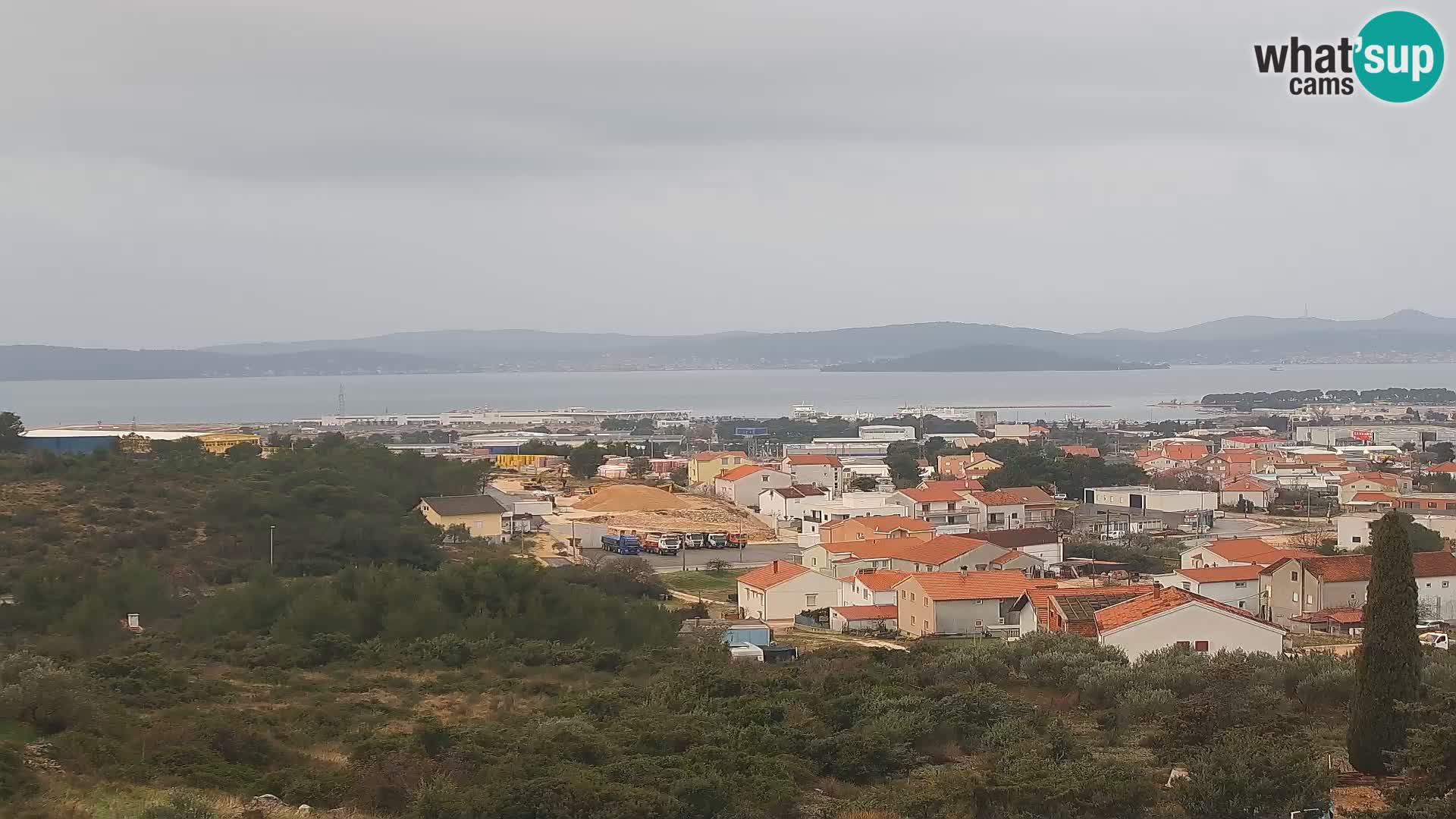 Zadar Port Gazenica Webcam Panorama, Zadar, Kroatien