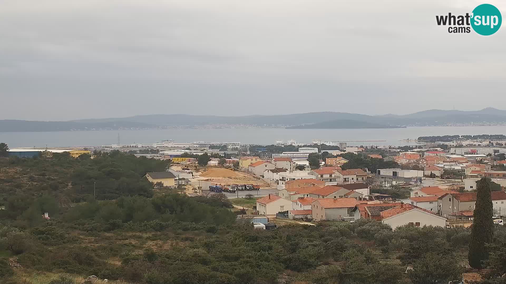 Panorama de la Webcam del Puerto Gazenica de Zadar, Zadar, Croacia