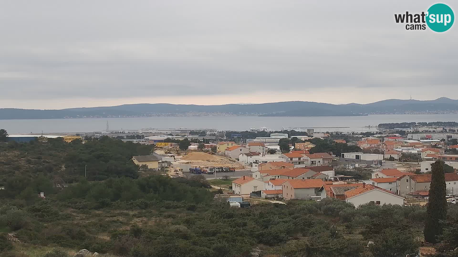 Zadar Pristanišče Gazenica s panoramsko spletno kamero, Zadar, Hrvaška