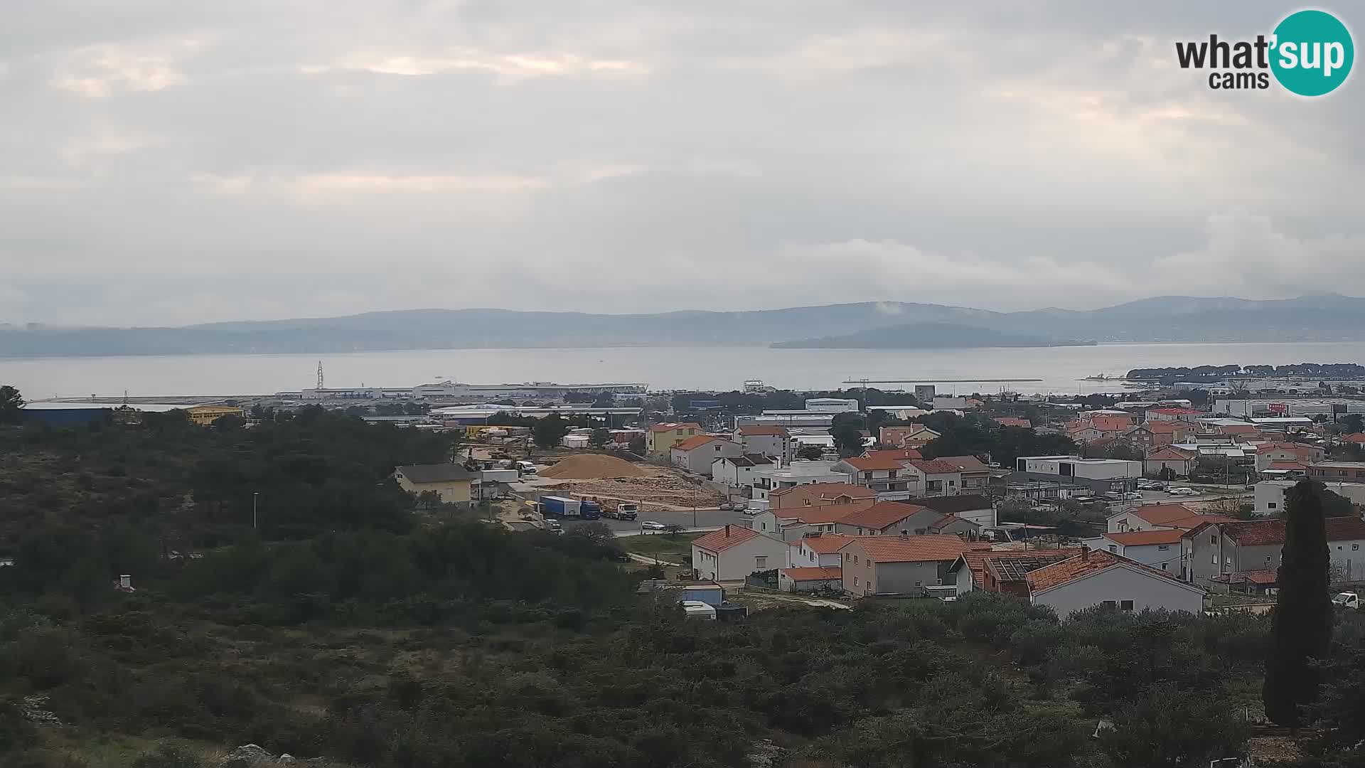 Zadar Port Gazenica Webcam Panorama, Zadar, Kroatien