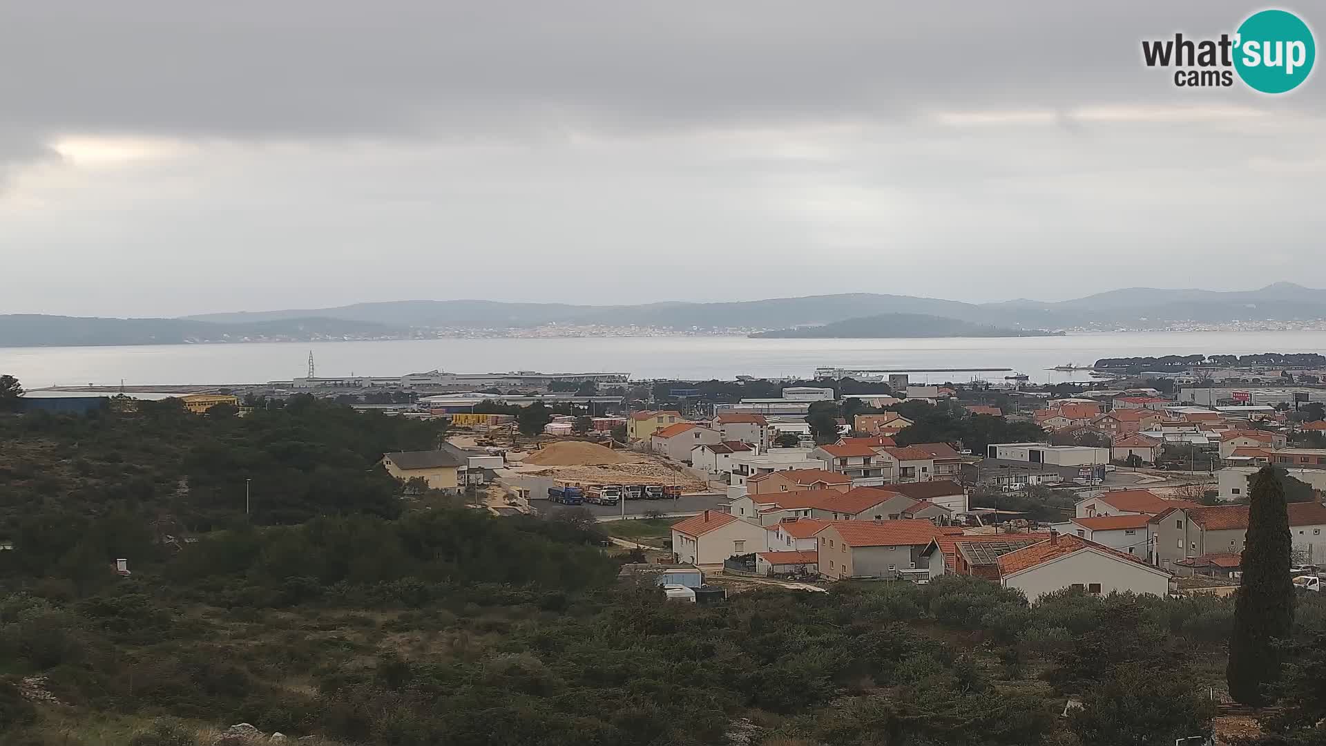 Zadar Port Gazenica Webcam Panorama, Zadar, Kroatien