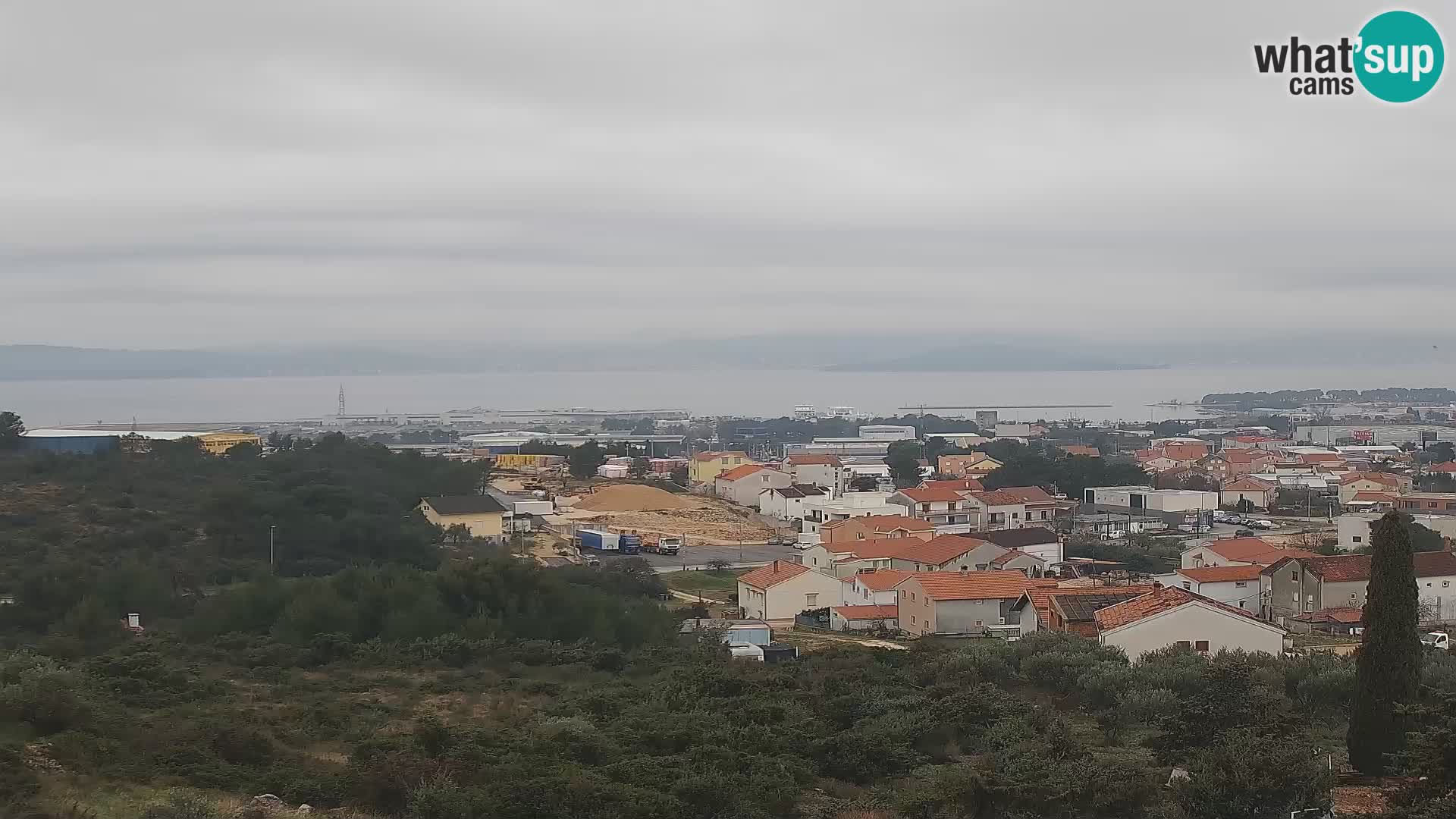 Zadar Port Gazenica Webcam Panorama, Zadar, Croatie