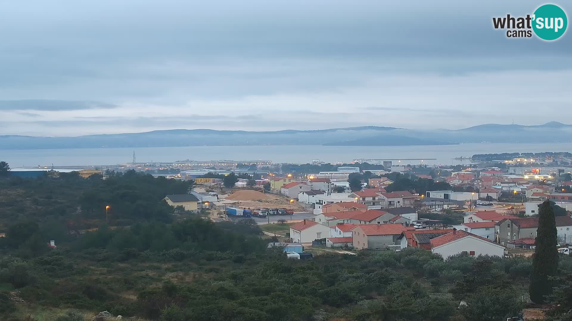 Zadar Port Gazenica Webcam Panorama, Zadar, Kroatien