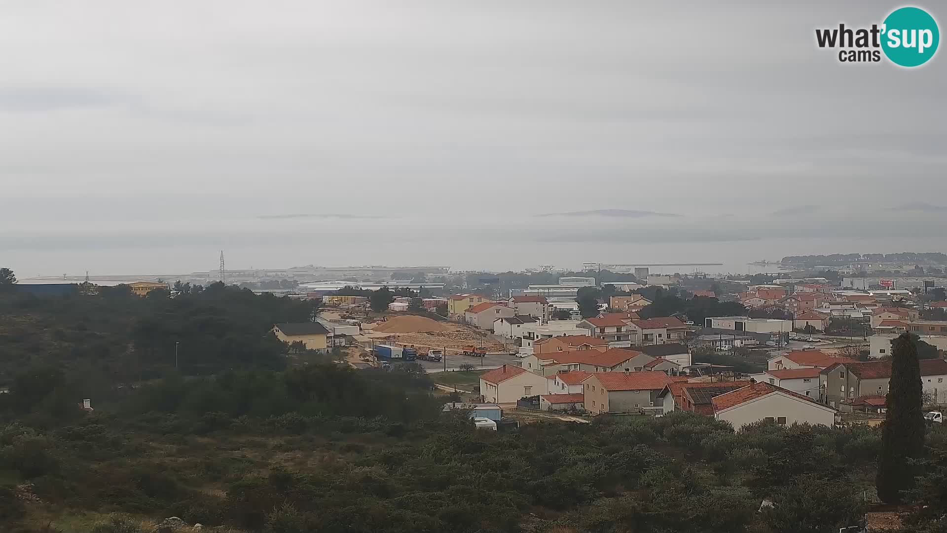 Zadar Port Gazenica Webcam Panorama, Zadar, Kroatien