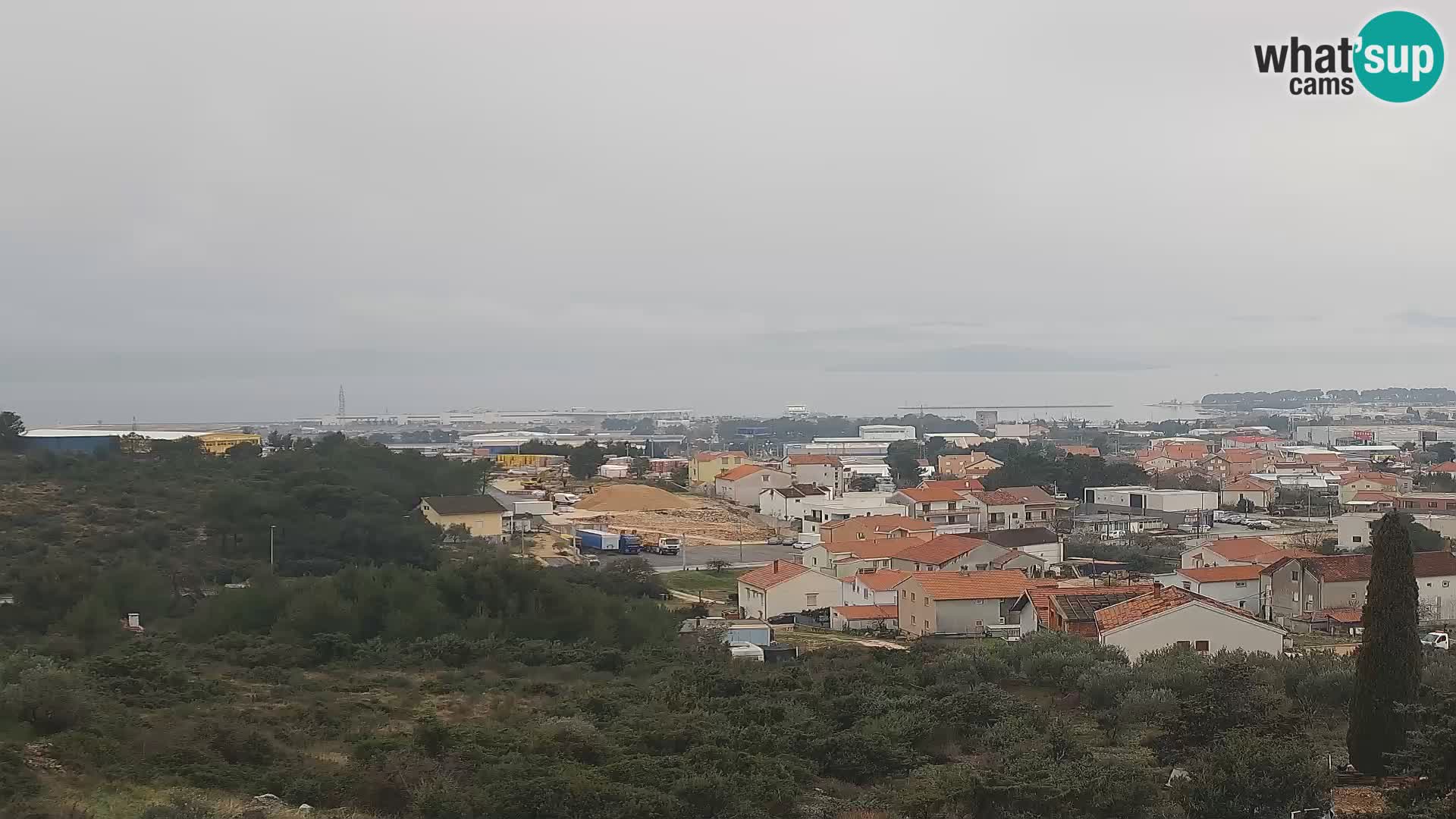 Zadar Port Gazenica Webcam Panorama, Zadar, Kroatien