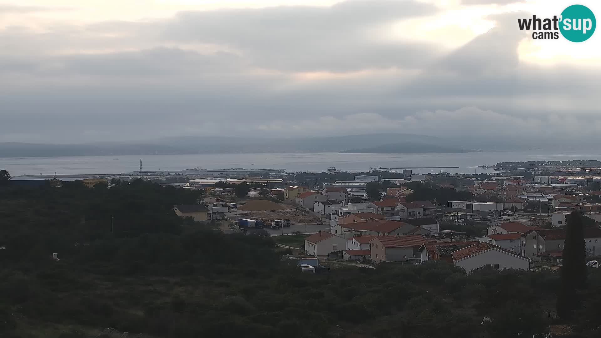 Zadar Port Gazenica Webcam Panorama, Zadar, Kroatien