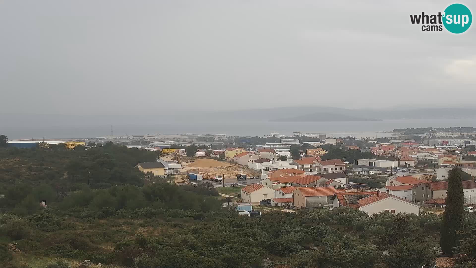 Zadar Pristanišče Gazenica s panoramsko spletno kamero, Zadar, Hrvaška