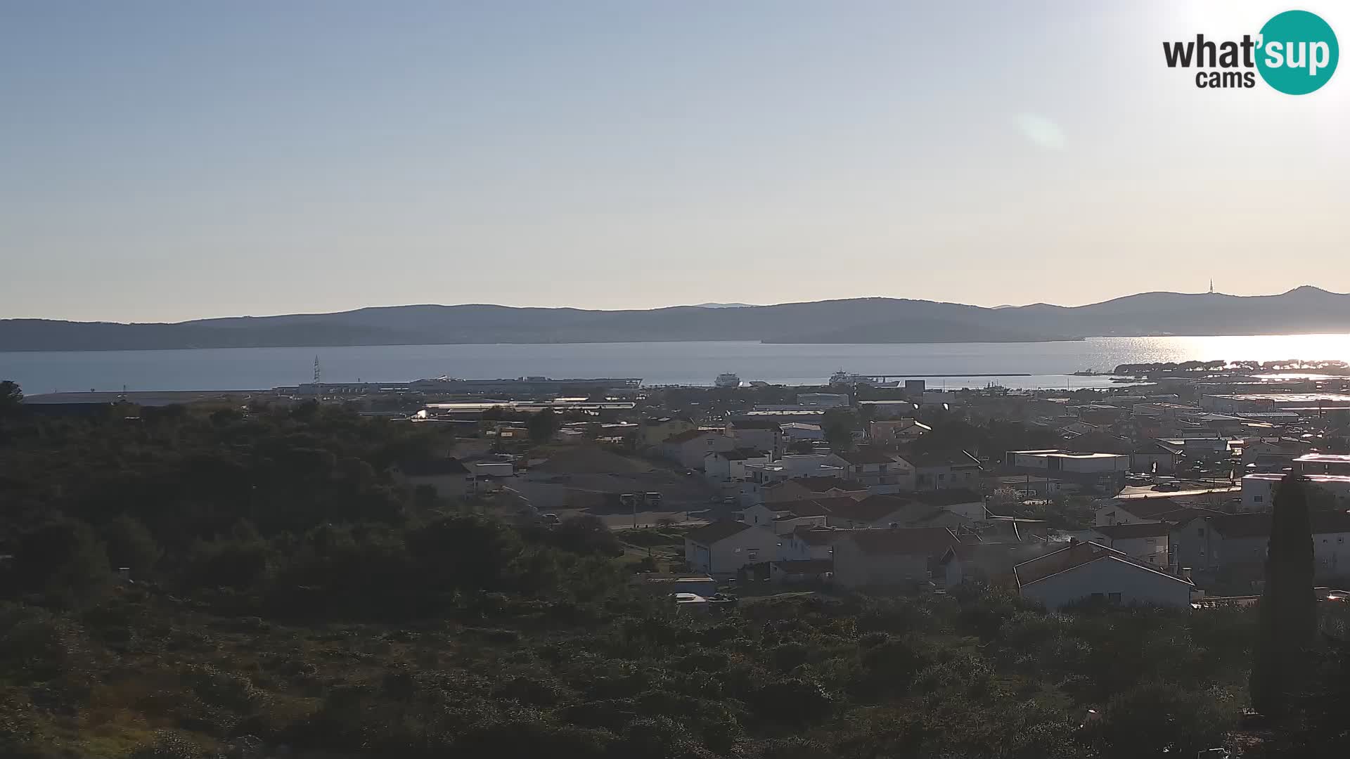 Zadar Pristanišče Gazenica s panoramsko spletno kamero, Zadar, Hrvaška