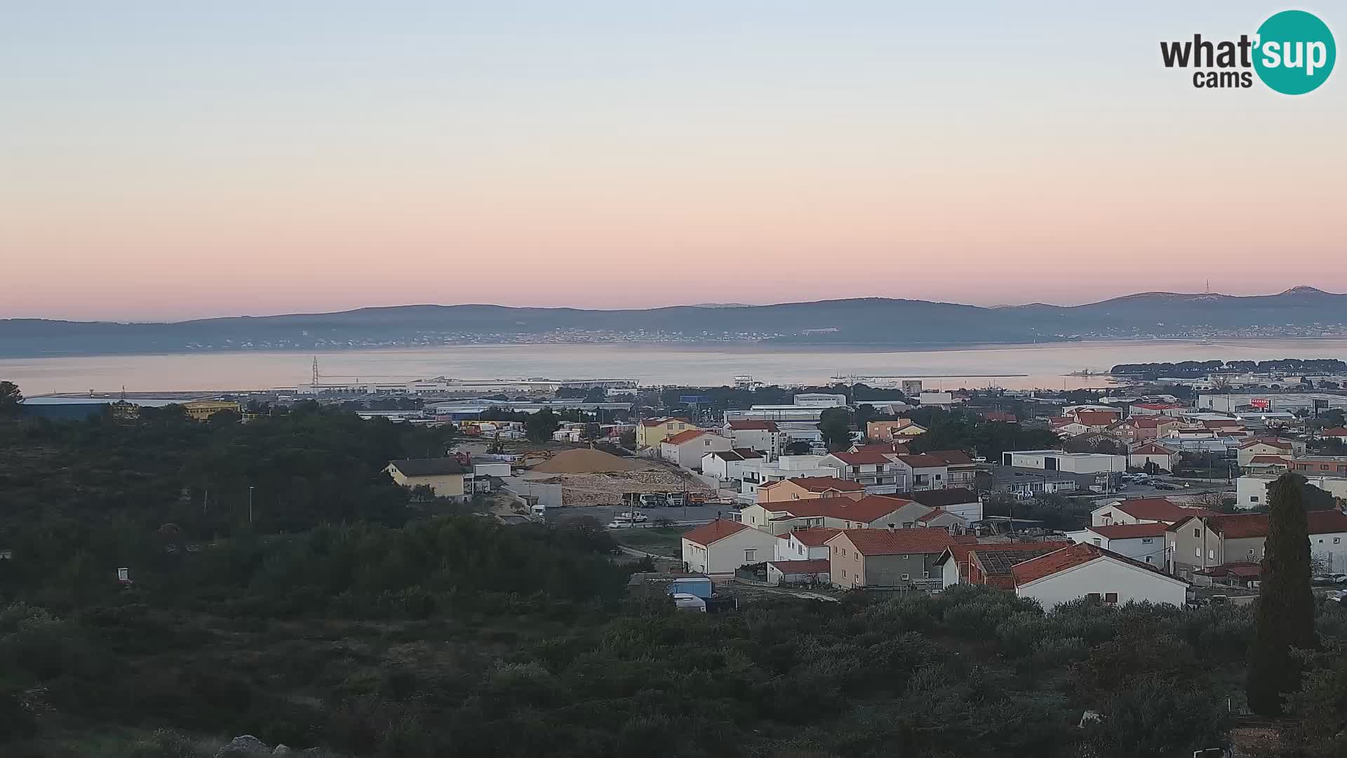 Zadar Port Gazenica Webcam Panorama, Zadar, Kroatien