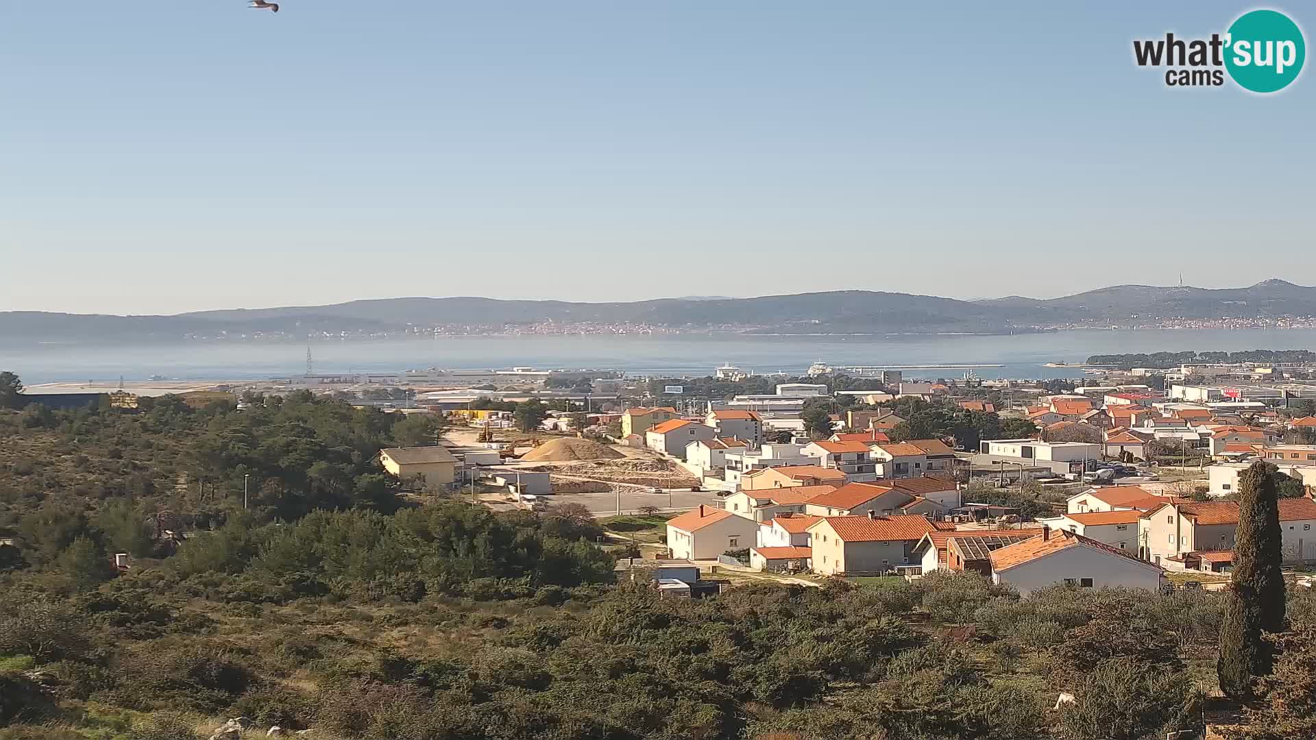 Zadar Port Gazenica Webcam Panorama, Zadar, Kroatien