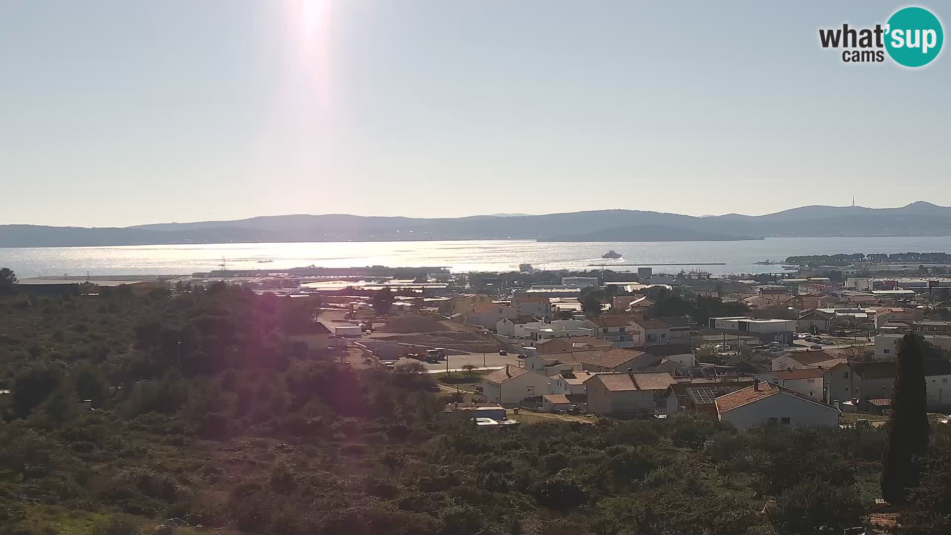 Zadar Pristanišče Gazenica s panoramsko spletno kamero, Zadar, Hrvaška