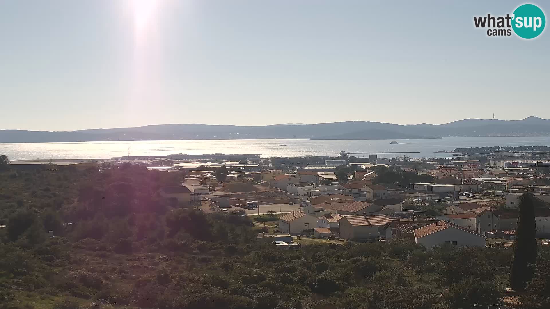 Zadar Pristanišče Gazenica s panoramsko spletno kamero, Zadar, Hrvaška