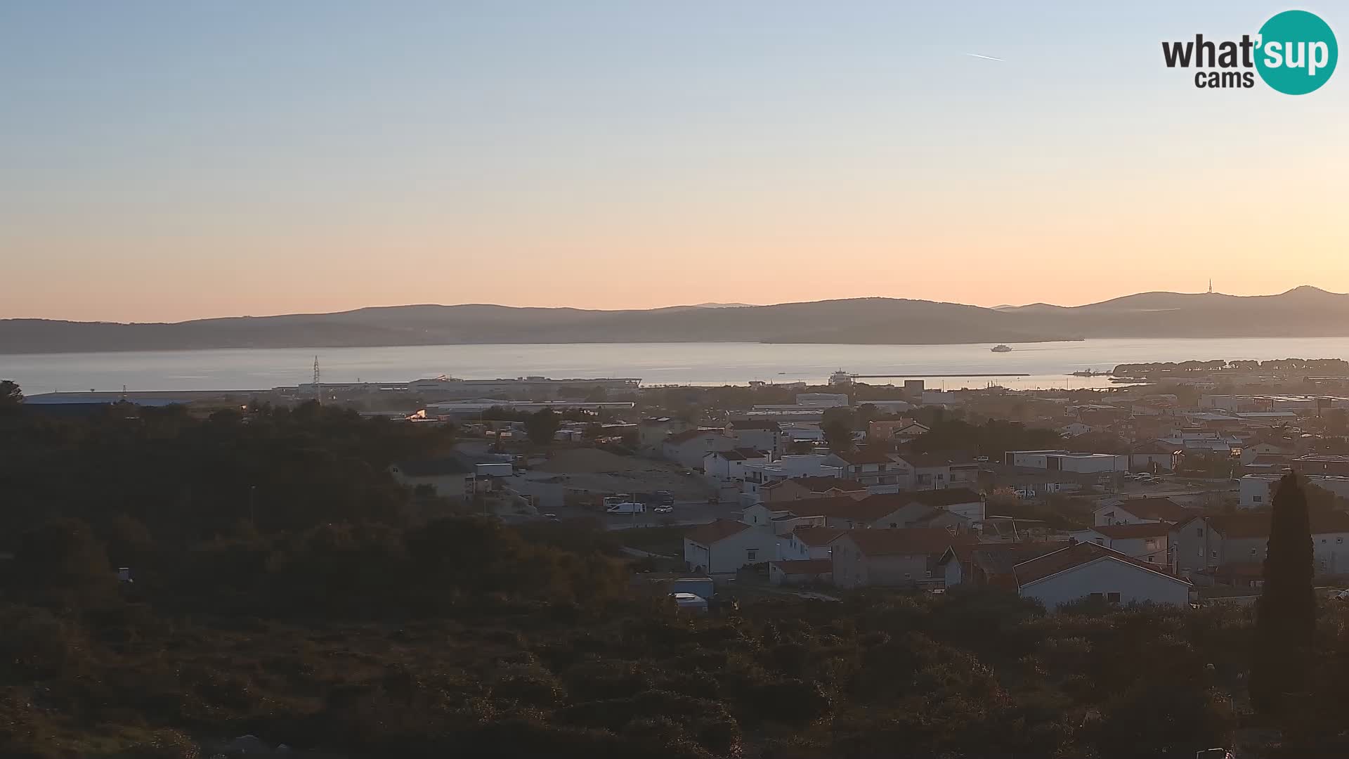 Zadar Pristanišče Gazenica s panoramsko spletno kamero, Zadar, Hrvaška