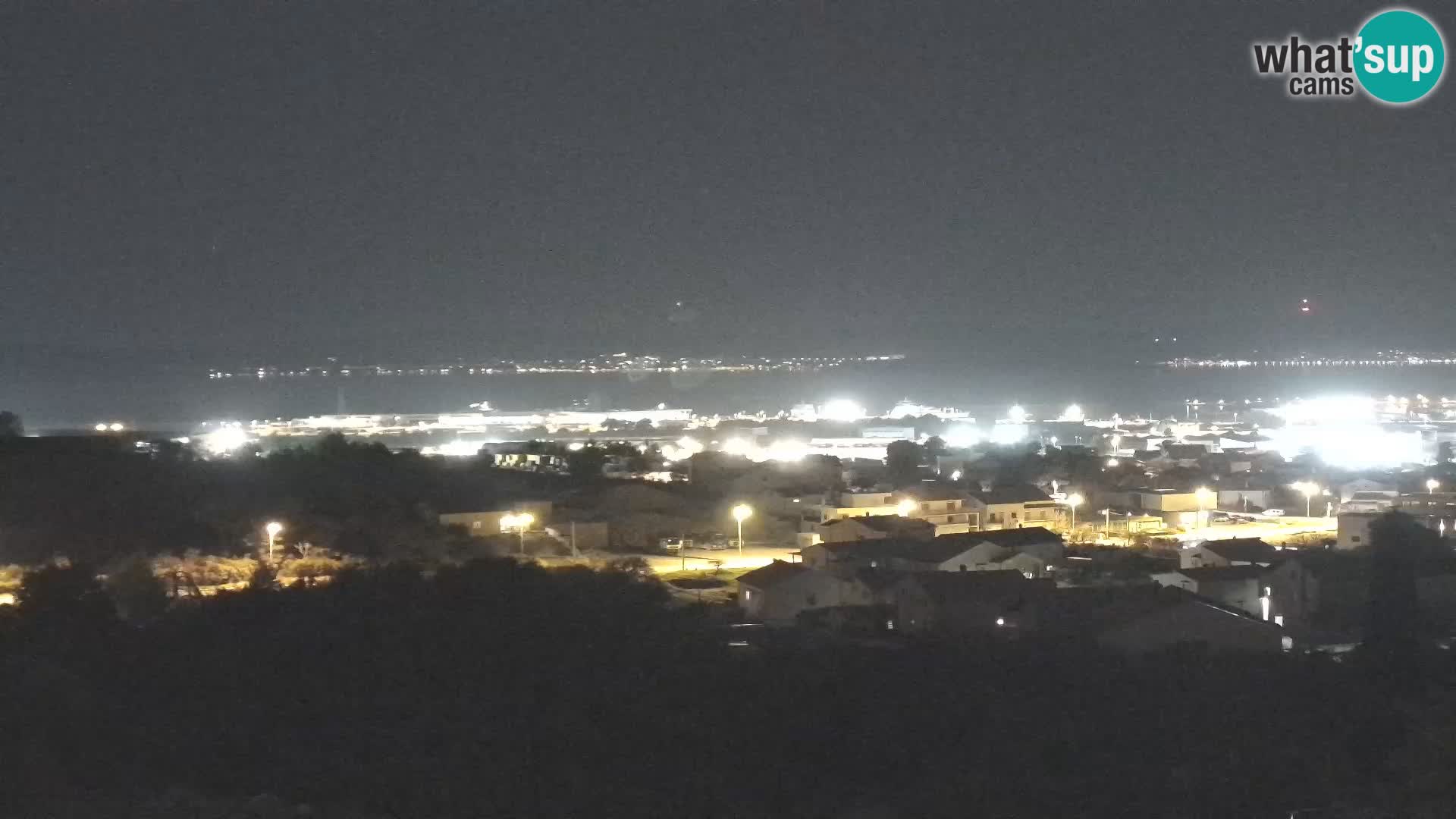 Panorama de la Webcam del Puerto Gazenica de Zadar, Zadar, Croacia