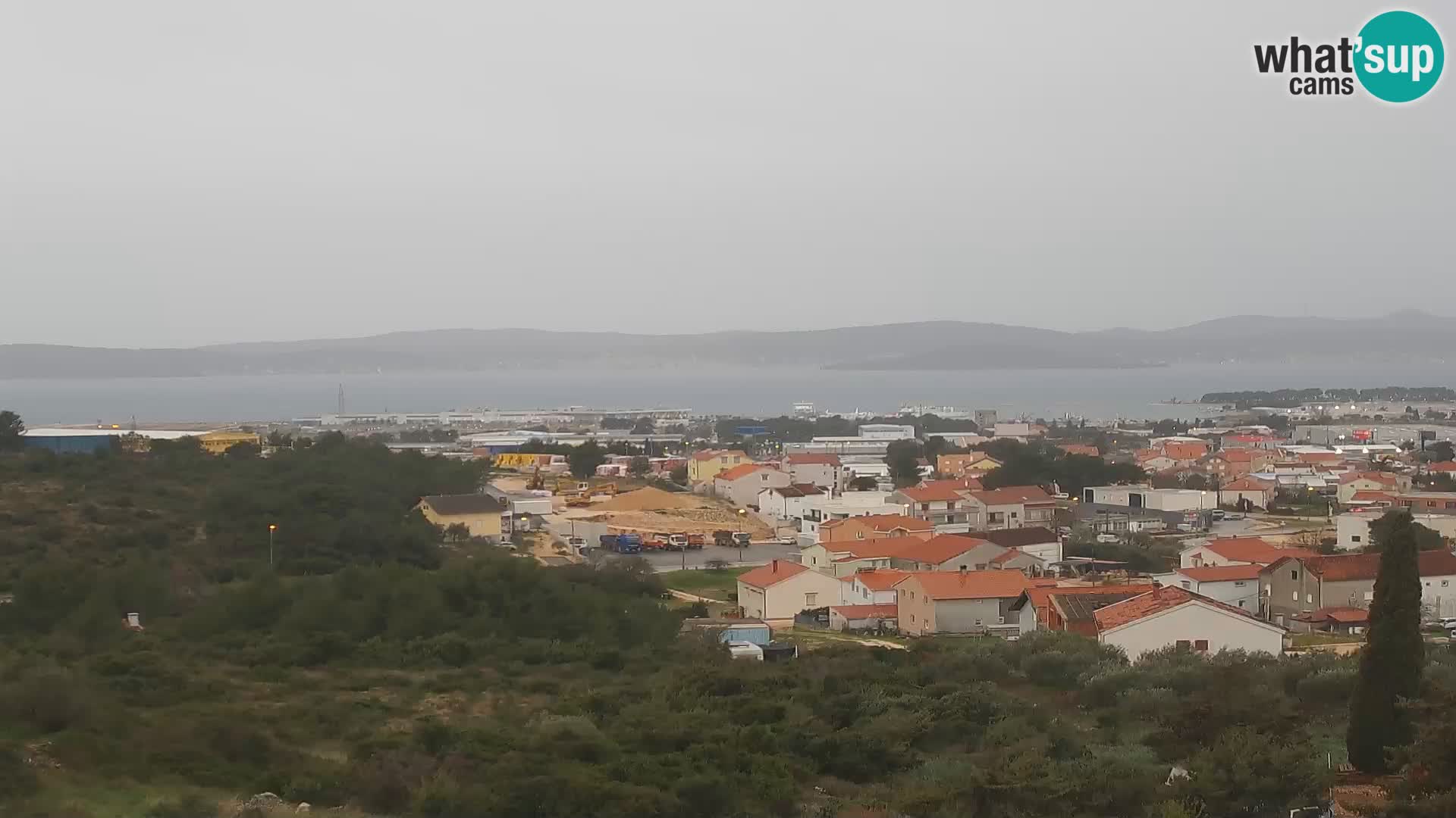 Zadar Pristanišče Gazenica s panoramsko spletno kamero, Zadar, Hrvaška