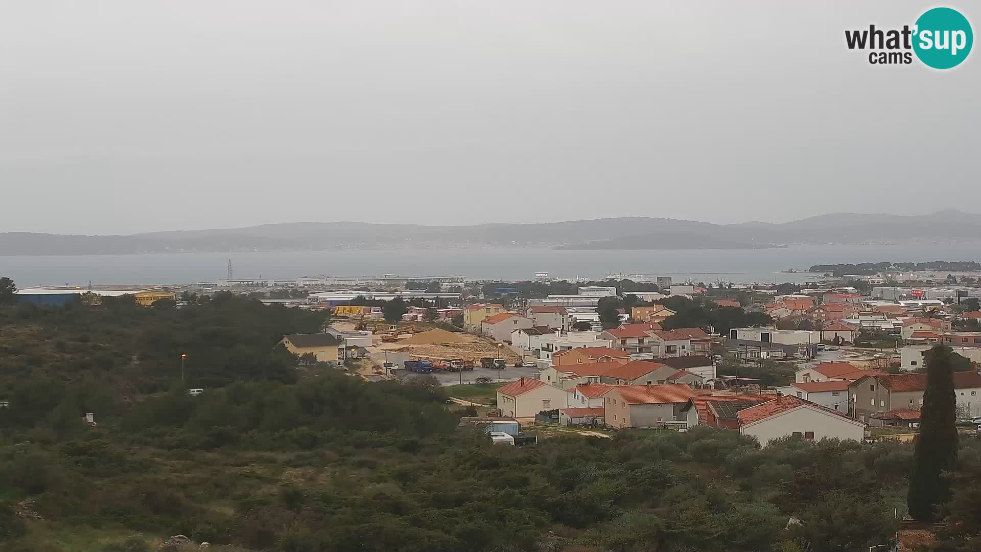 Zadar Pristanišče Gazenica s panoramsko spletno kamero, Zadar, Hrvaška