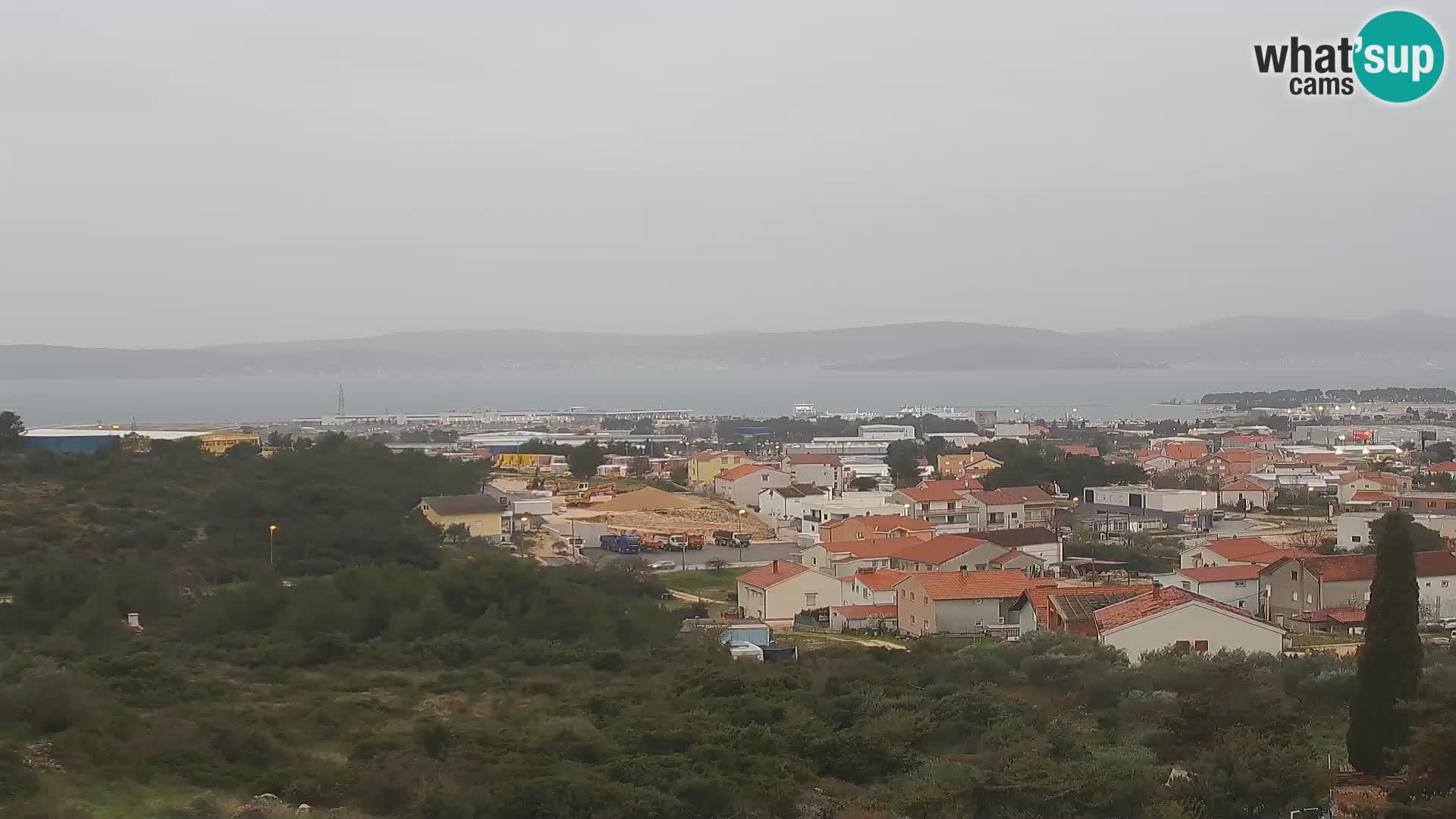 Zadar Port Gazenica Webcam Panorama, Zadar, Kroatien