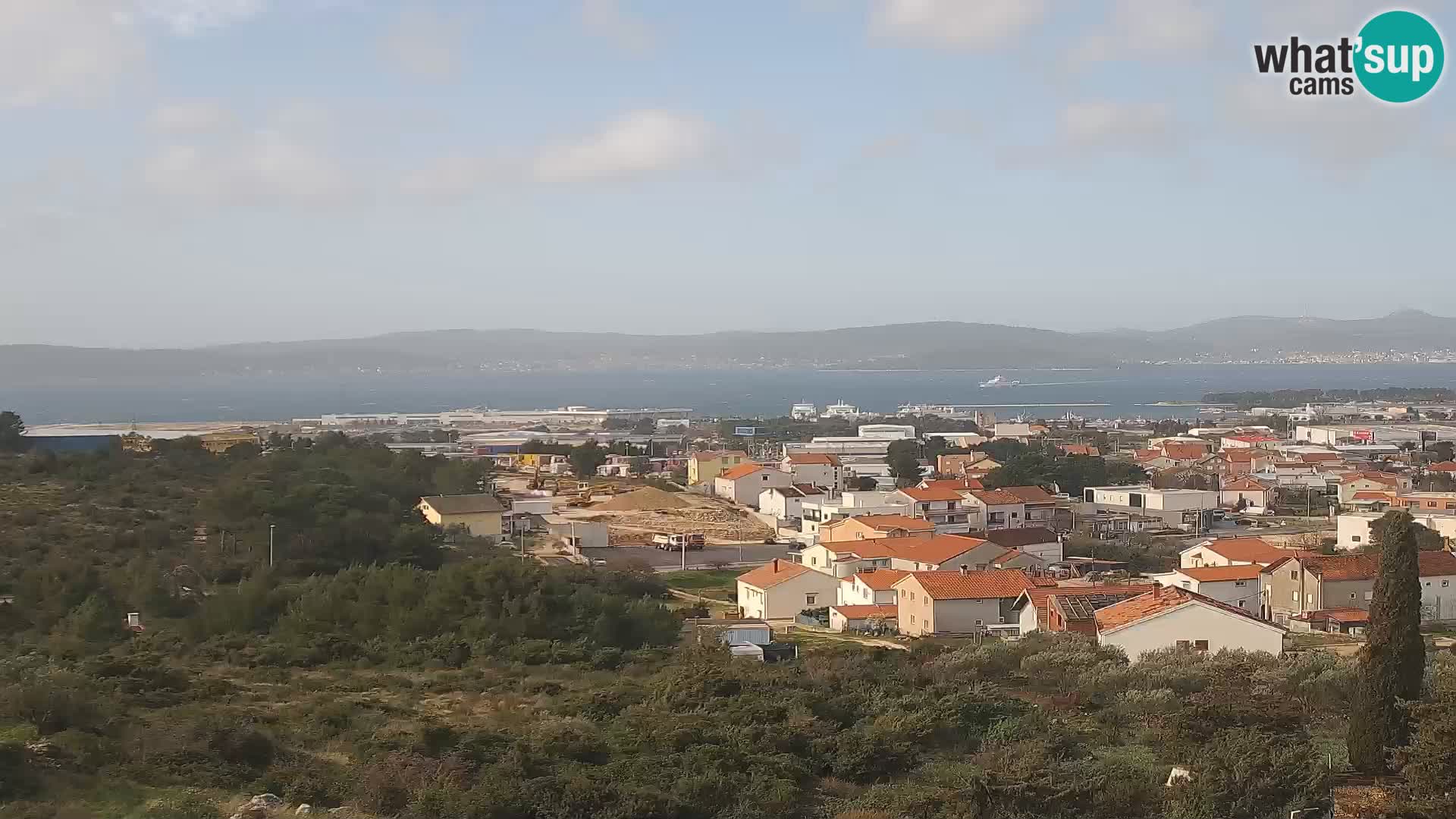 Zadar Pristanišče Gazenica s panoramsko spletno kamero, Zadar, Hrvaška