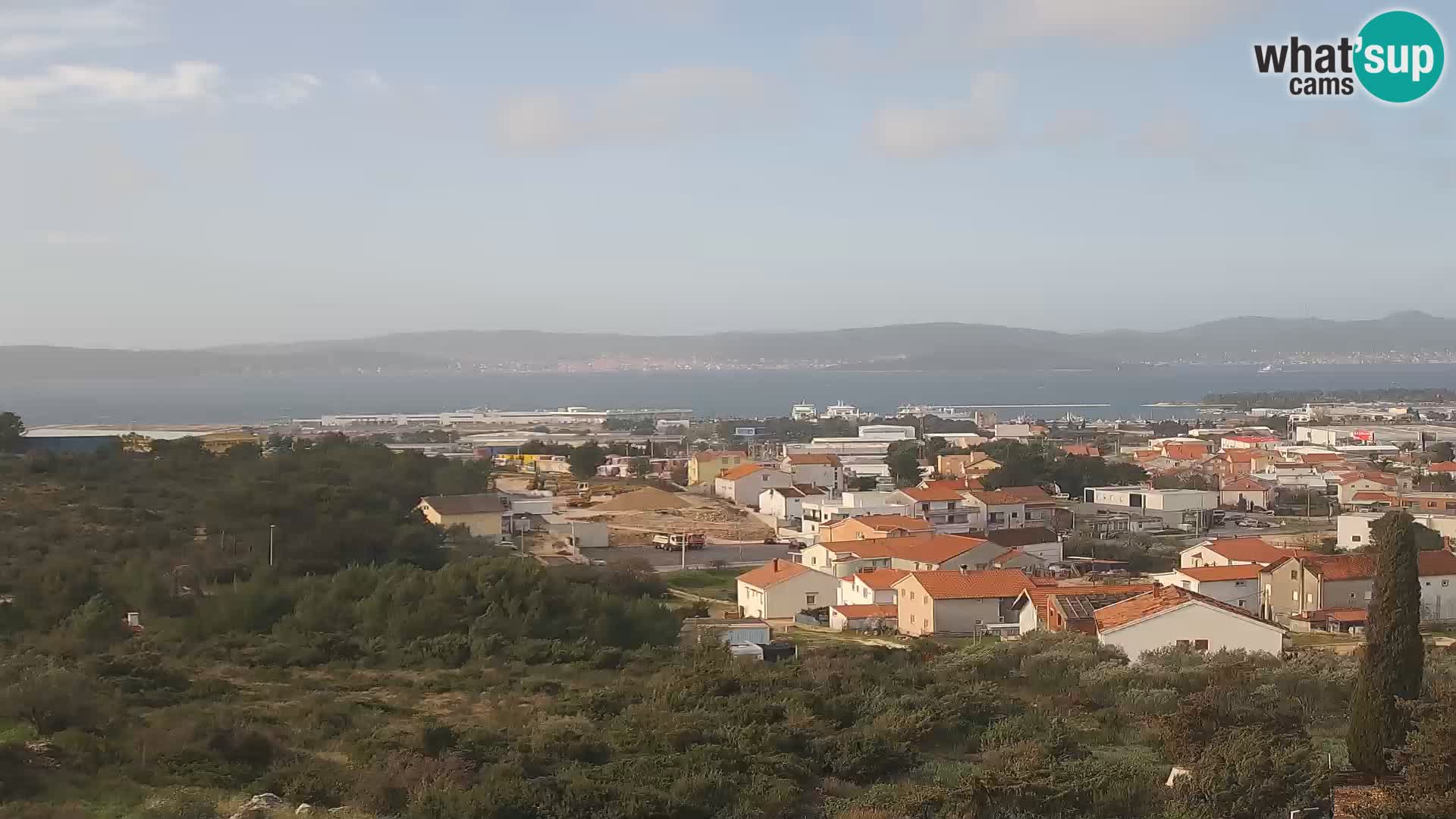 Panorama de la Webcam del Puerto Gazenica de Zadar, Zadar, Croacia