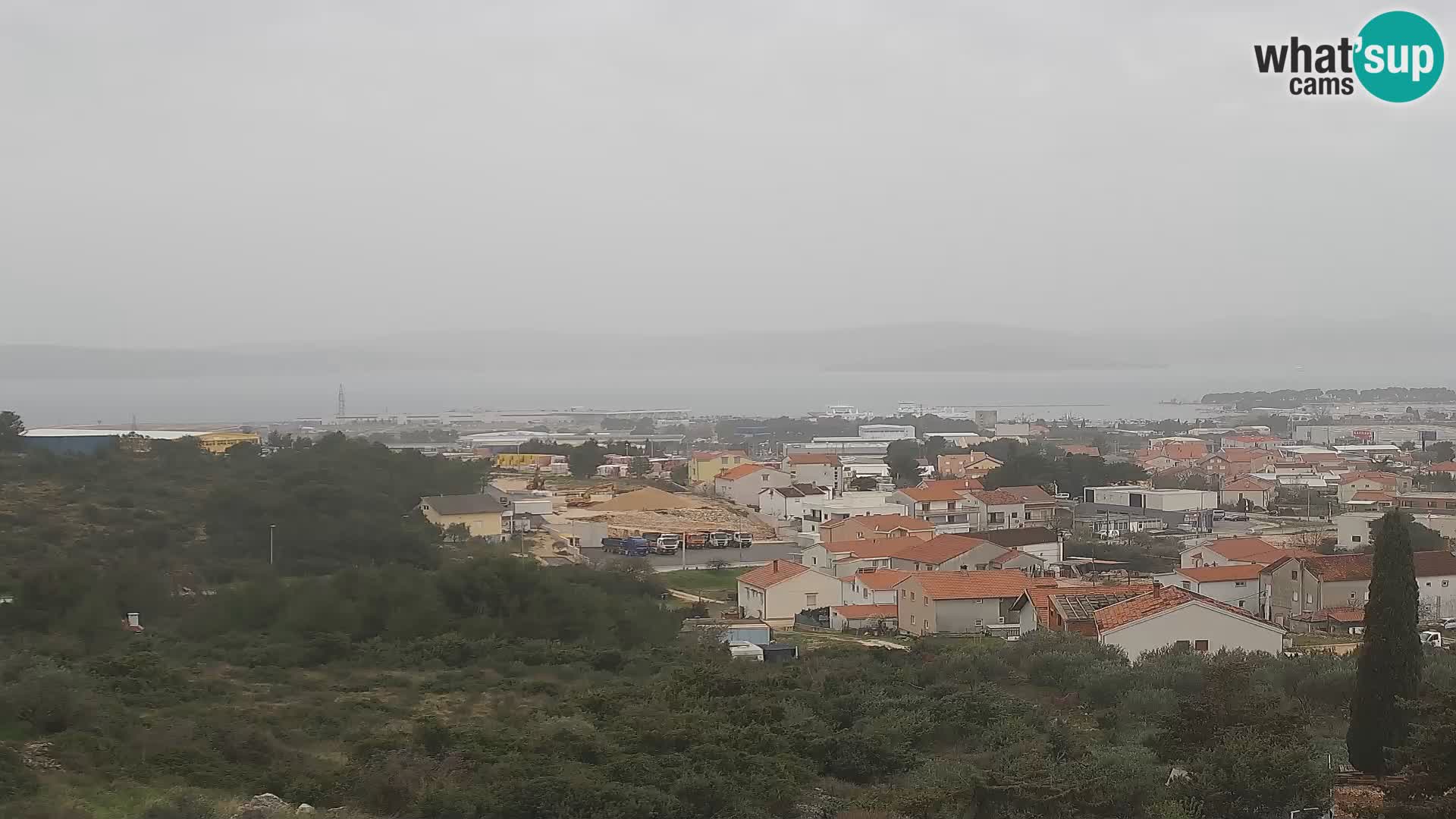 Panorama de la Webcam del Puerto Gazenica de Zadar, Zadar, Croacia