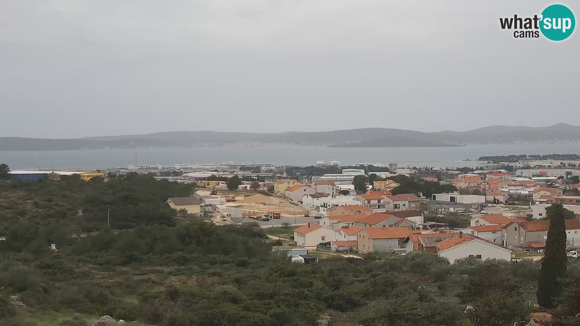 Zadar Pristanišče Gazenica s panoramsko spletno kamero, Zadar, Hrvaška