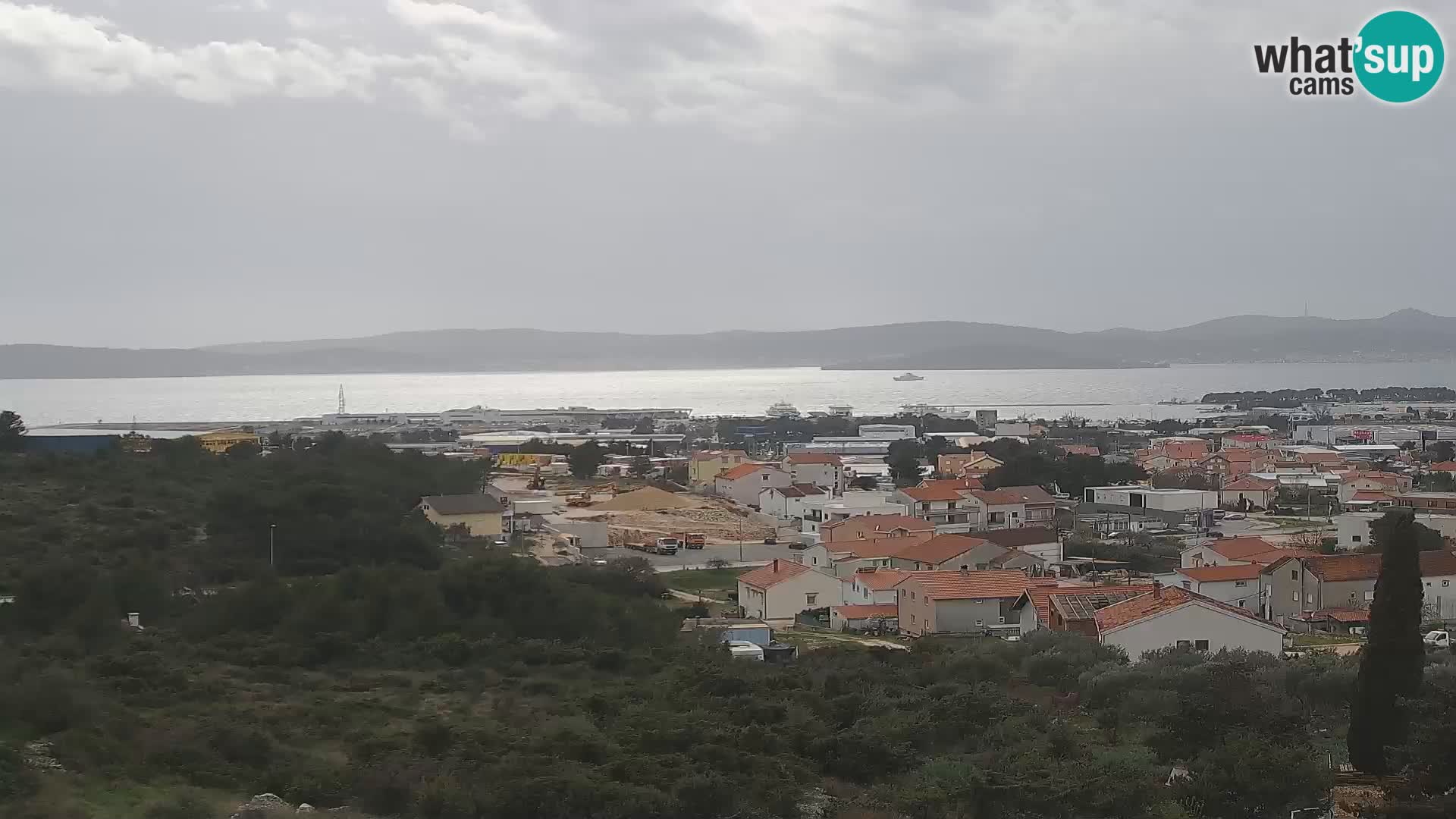 Panorama de la Webcam del Puerto Gazenica de Zadar, Zadar, Croacia